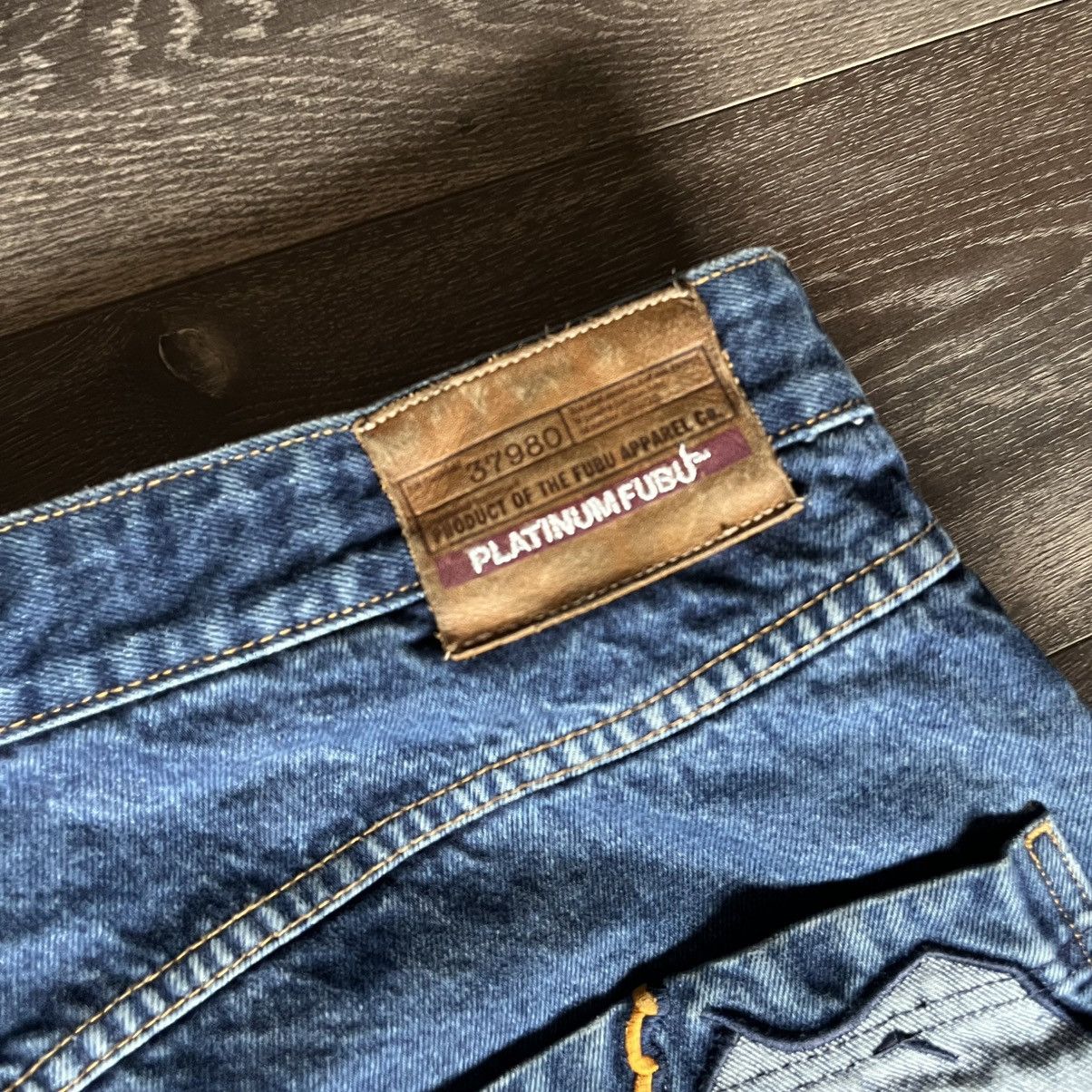 Fubu Vintage 90s Platinum Fubu Fat Albert Skate Baggy Denim Jeans Size US 40 / EU 56 - 5 Thumbnail