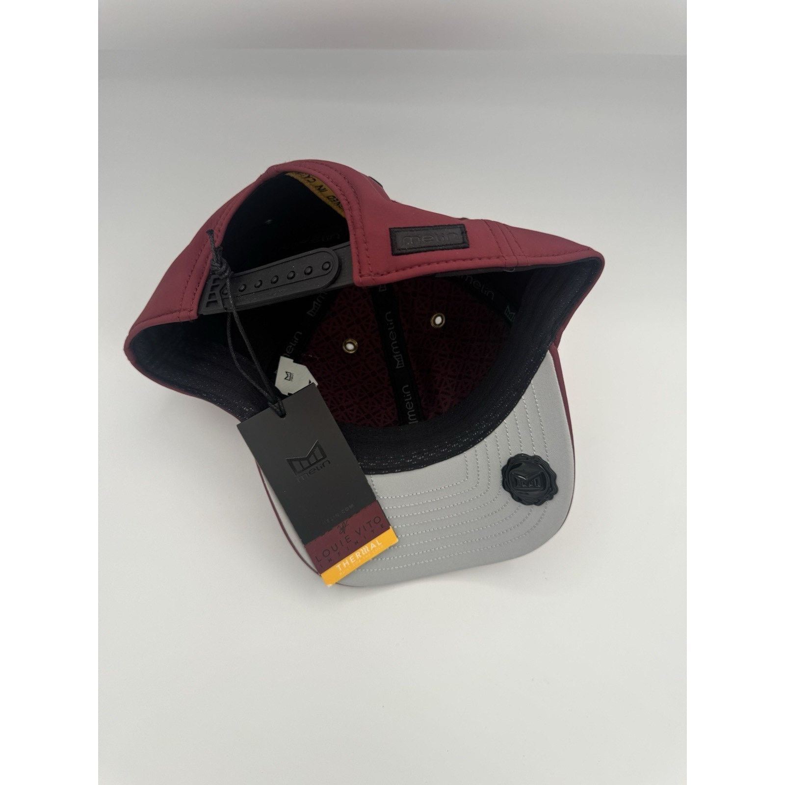 melin Melin Thermal A-Game Infinite Hat Maroon Snapback NEW NWT Size ONE SIZE - 8 Thumbnail