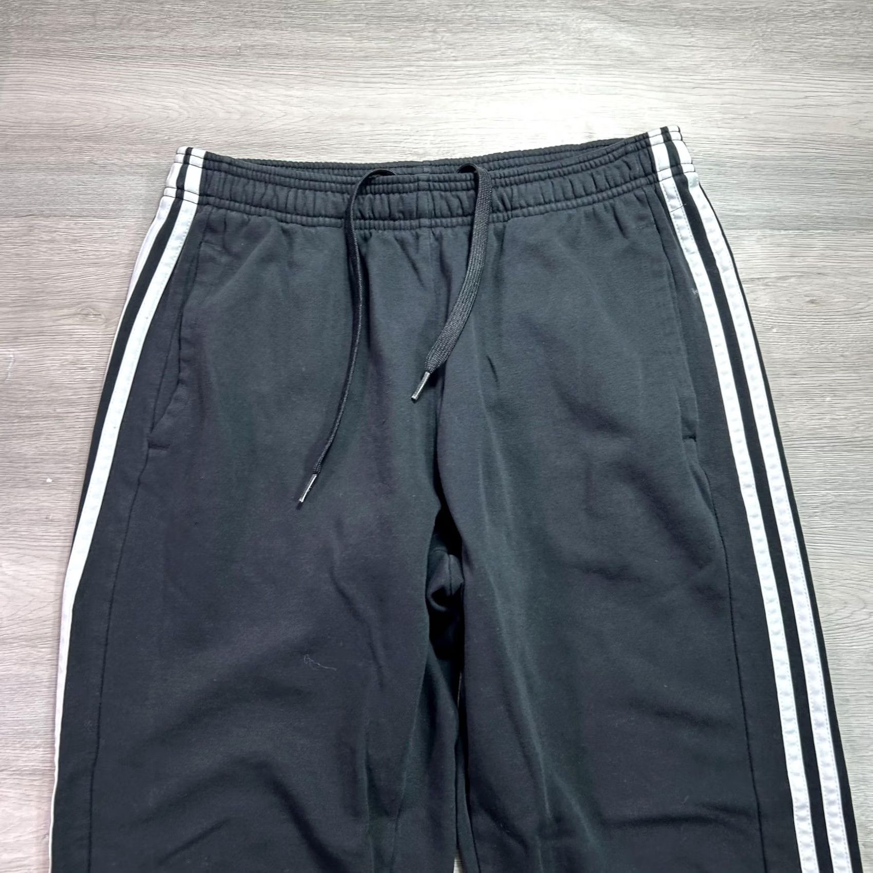 Adidas Adidas Sweatpants Mens Medium Black Fleece 3 Stripe Jogger Athletic GM9435 Size US 31 - 3 Thumbnail