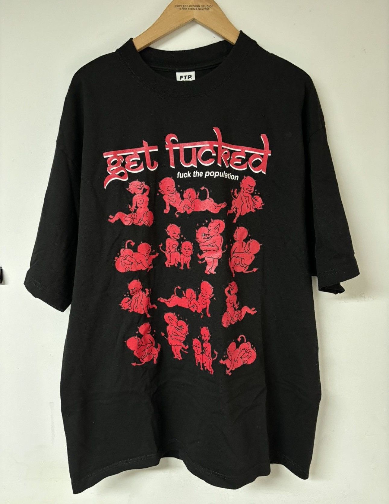 Fuck The Population FTP shirt Size US XL / EU 56 / 4 - 1 Thumbnail