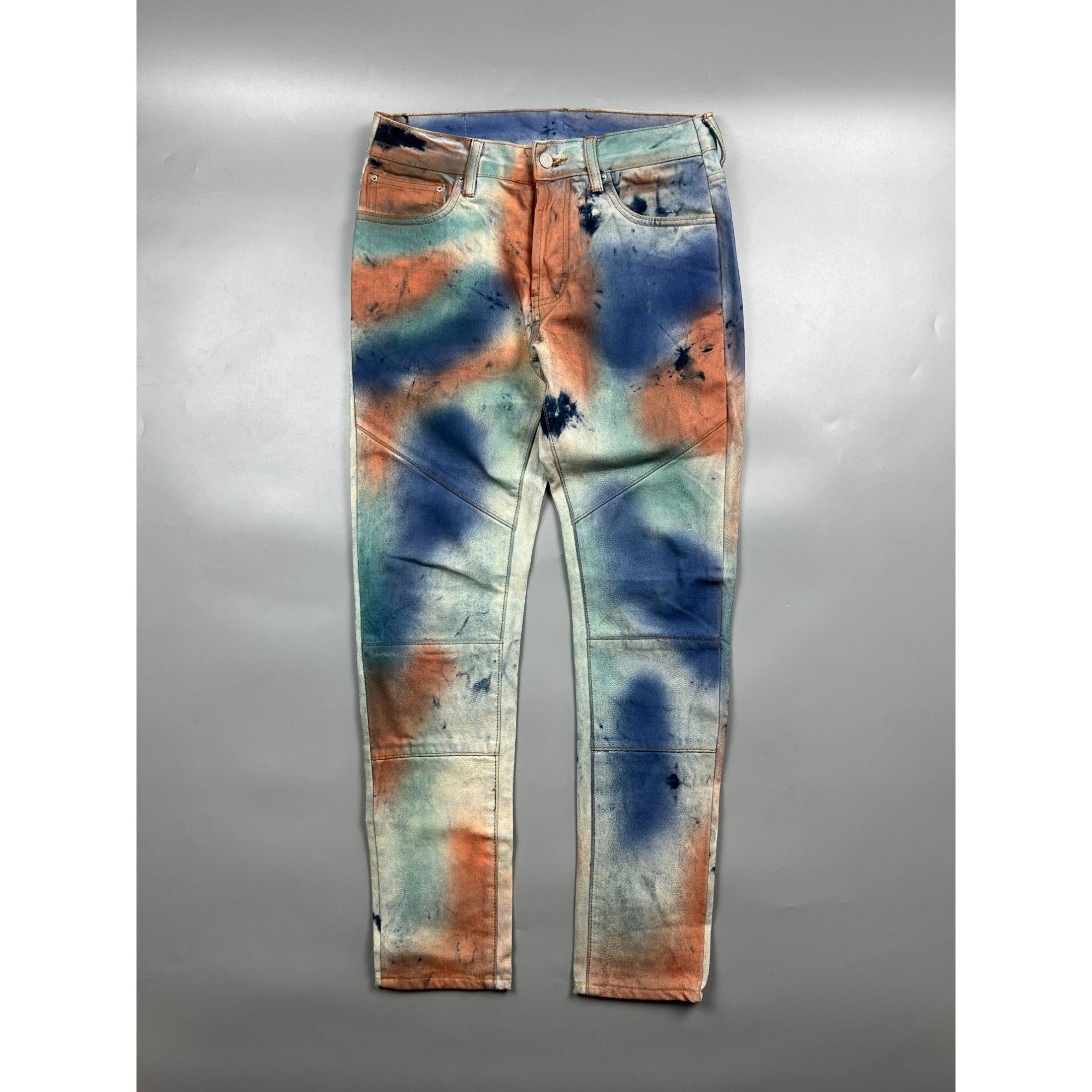 Other Dope Multicolour Skinny Denim Jeans Pants (Y0968) Size US 32 / EU 48 - 1 Thumbnail