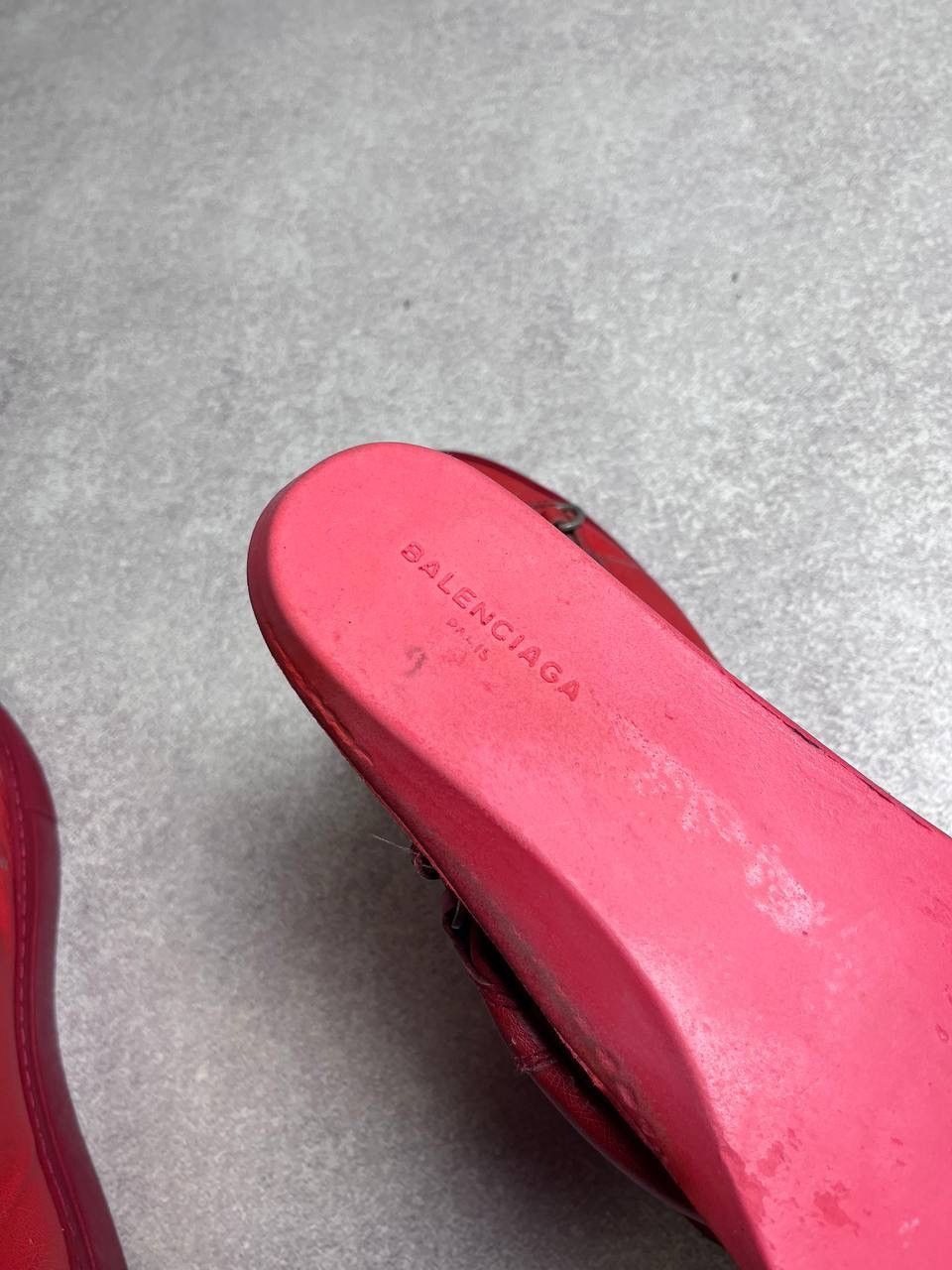 Balenciaga × Vintage Vintage Balenciaga Arena Leather Sneakers Red 42 Size US 9 / EU 42 - 9 Thumbnail
