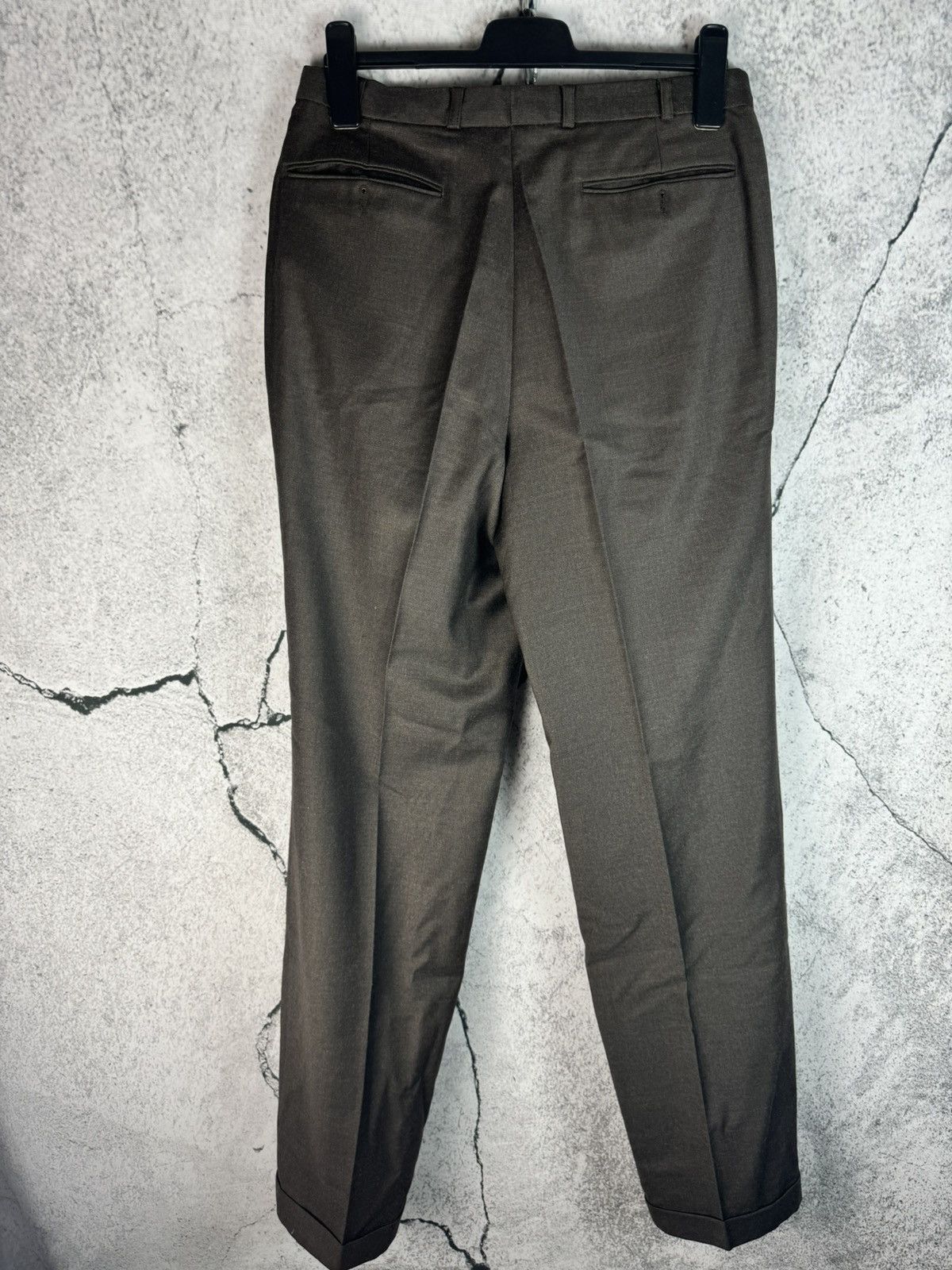 Yves Saint Laurent RARE Vintage Yves Saint Laurent Diffusion Hommes Wool Pants Size US 36 / EU 52 - 2 Thumbnail