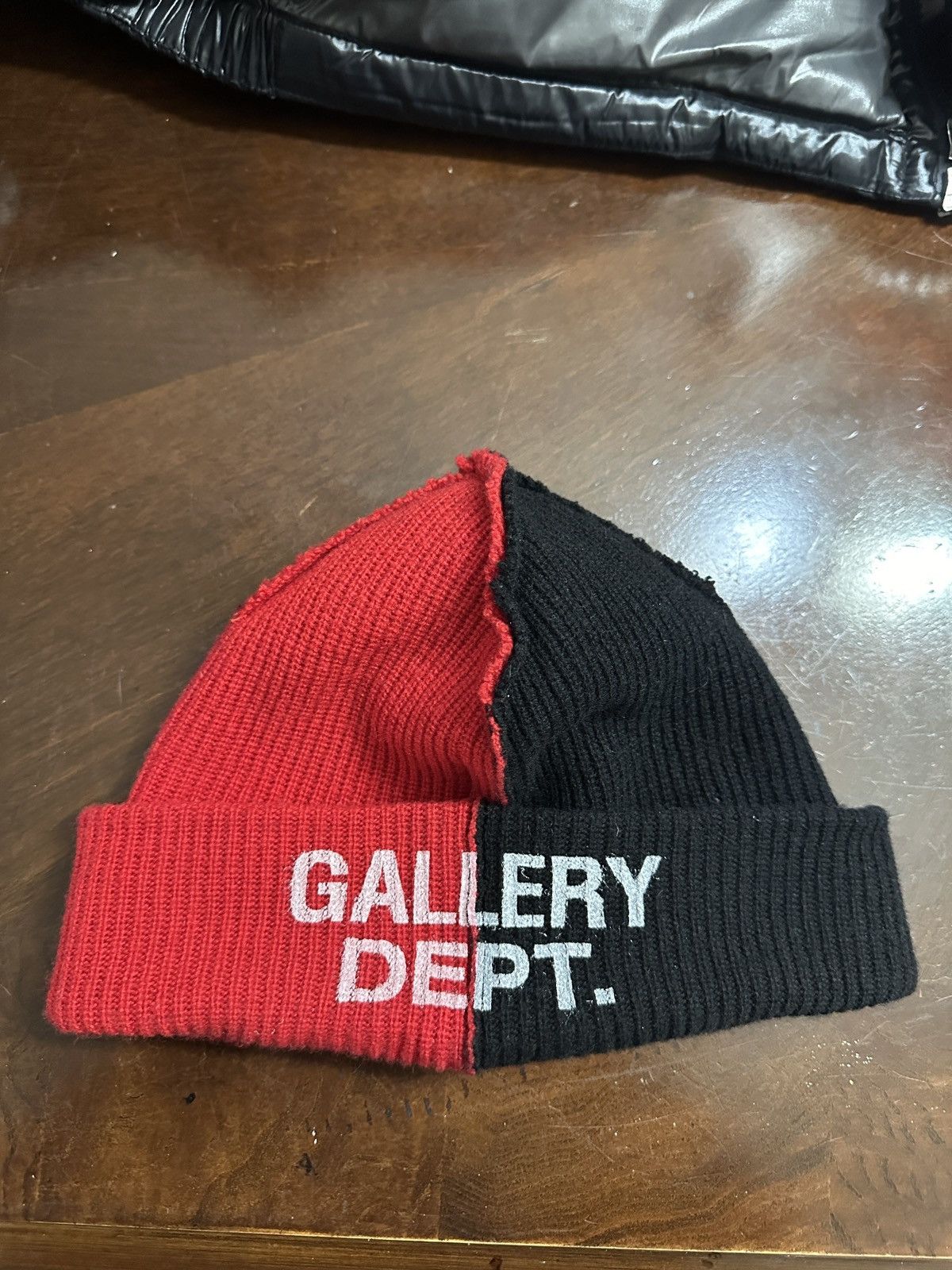 image of Gallery Dept Beanie in Black/Red, Men's