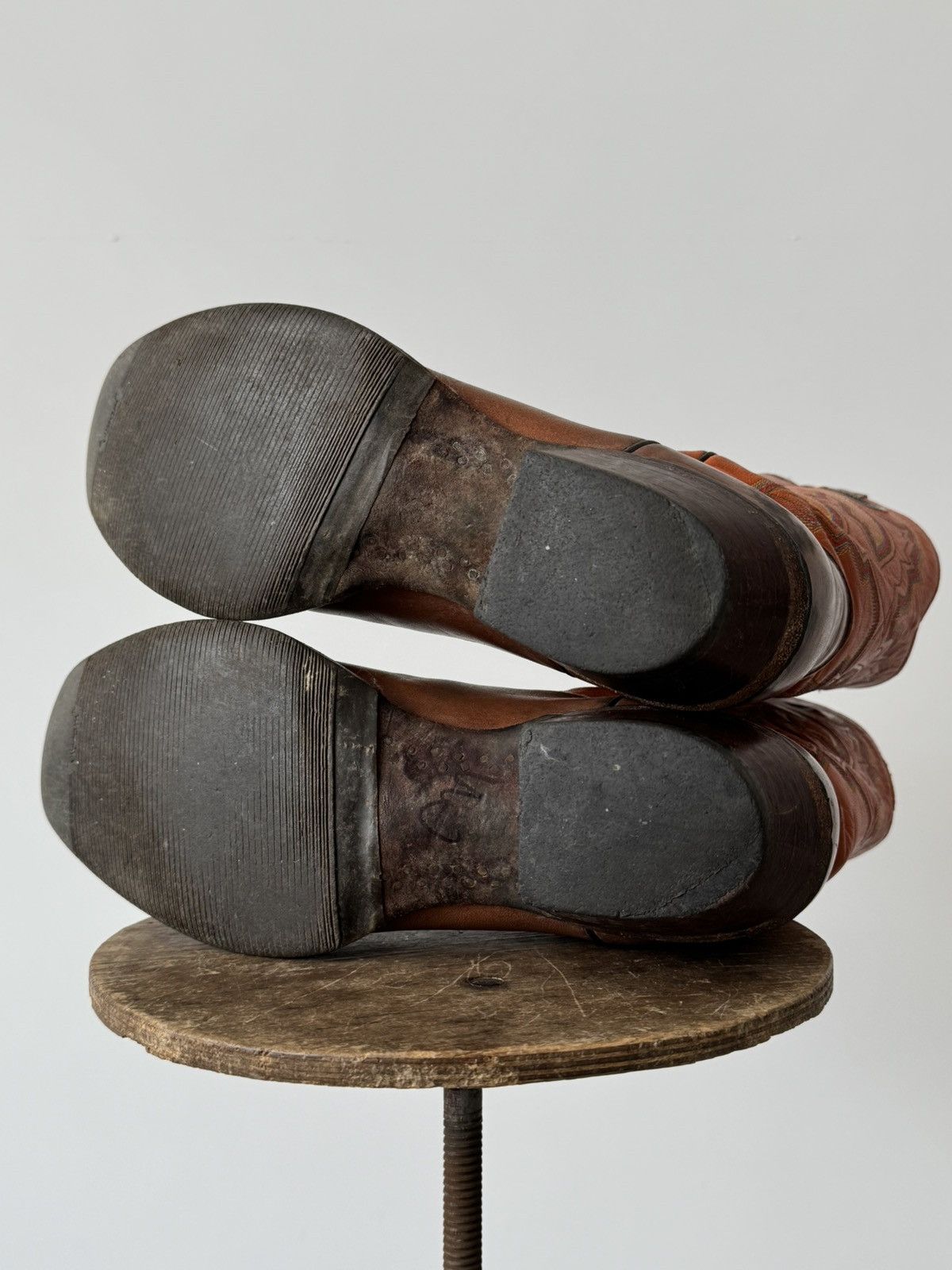 Cowboy Equipment × Justin Boots × Mexicana Justin Bent Rail 2659 Buckaroo Cowboy Leather Boots Size US 9 / EU 42 - 6 Thumbnail