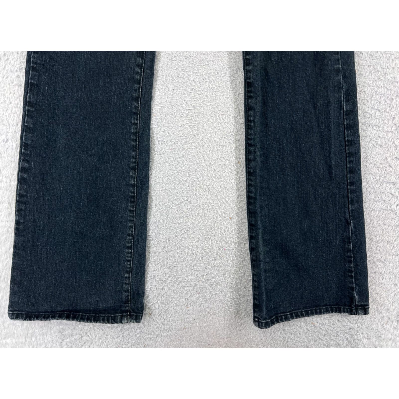 Vintage VINTAGE James Jeans Women Jeans Flared 27 Black Cotton Denim 31.5in Inseam Low Rise 26in Waist 5-Pocket Mens? Size 27" / US 4 / IT 40 - 6 Thumbnail