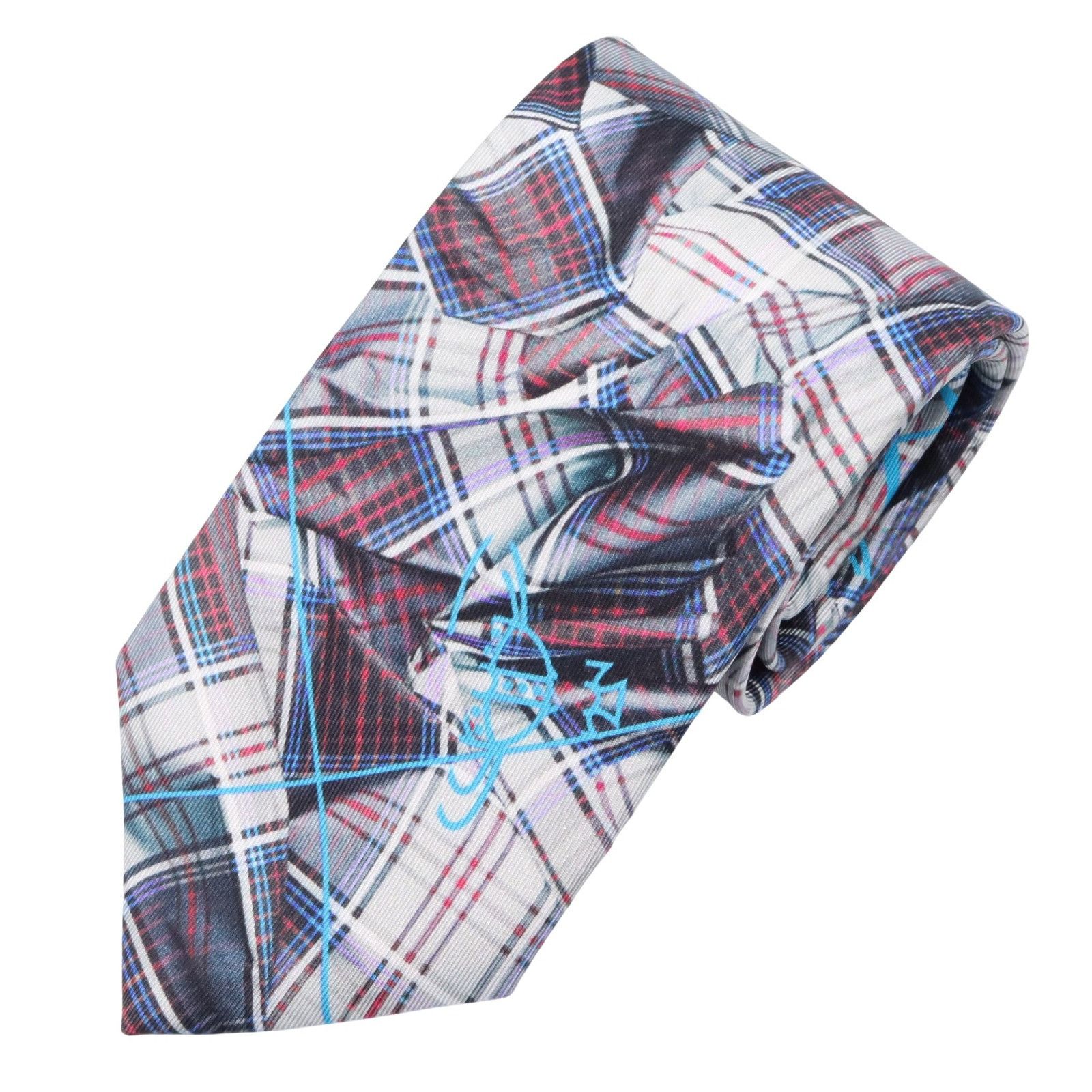 Vivienne Westwood Vivienne Westwood Vivienne Westwood Silk Necktie Textile Necktie DUTY FREE for USA Size ONE SIZE - 1 Thumbnail