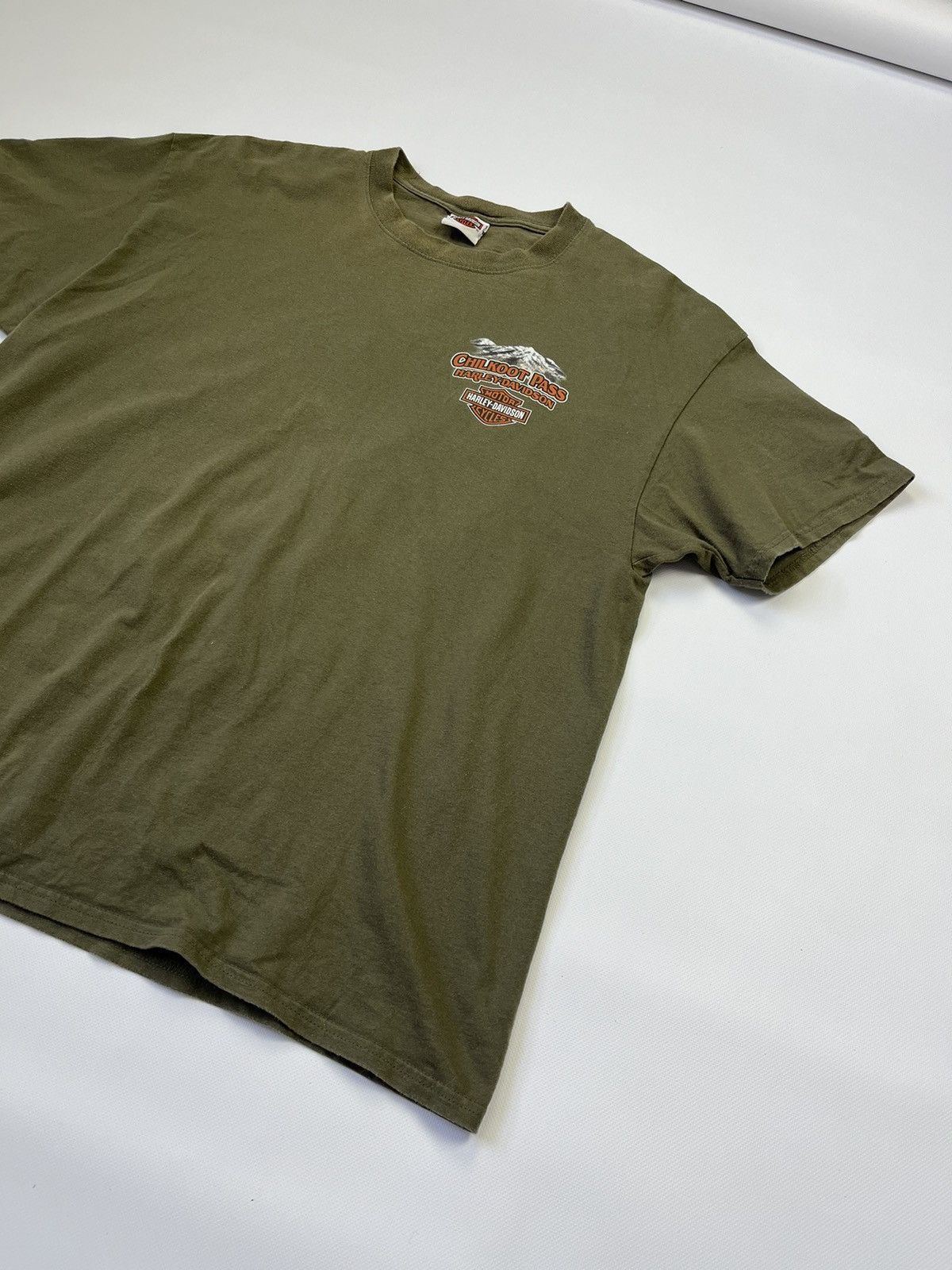 Harley Davidson × Vintage Harley Davidson Skagway Alaska Motorcycles Moto Tee Shirt Size US XL / EU 56 / 4 - 5 Thumbnail
