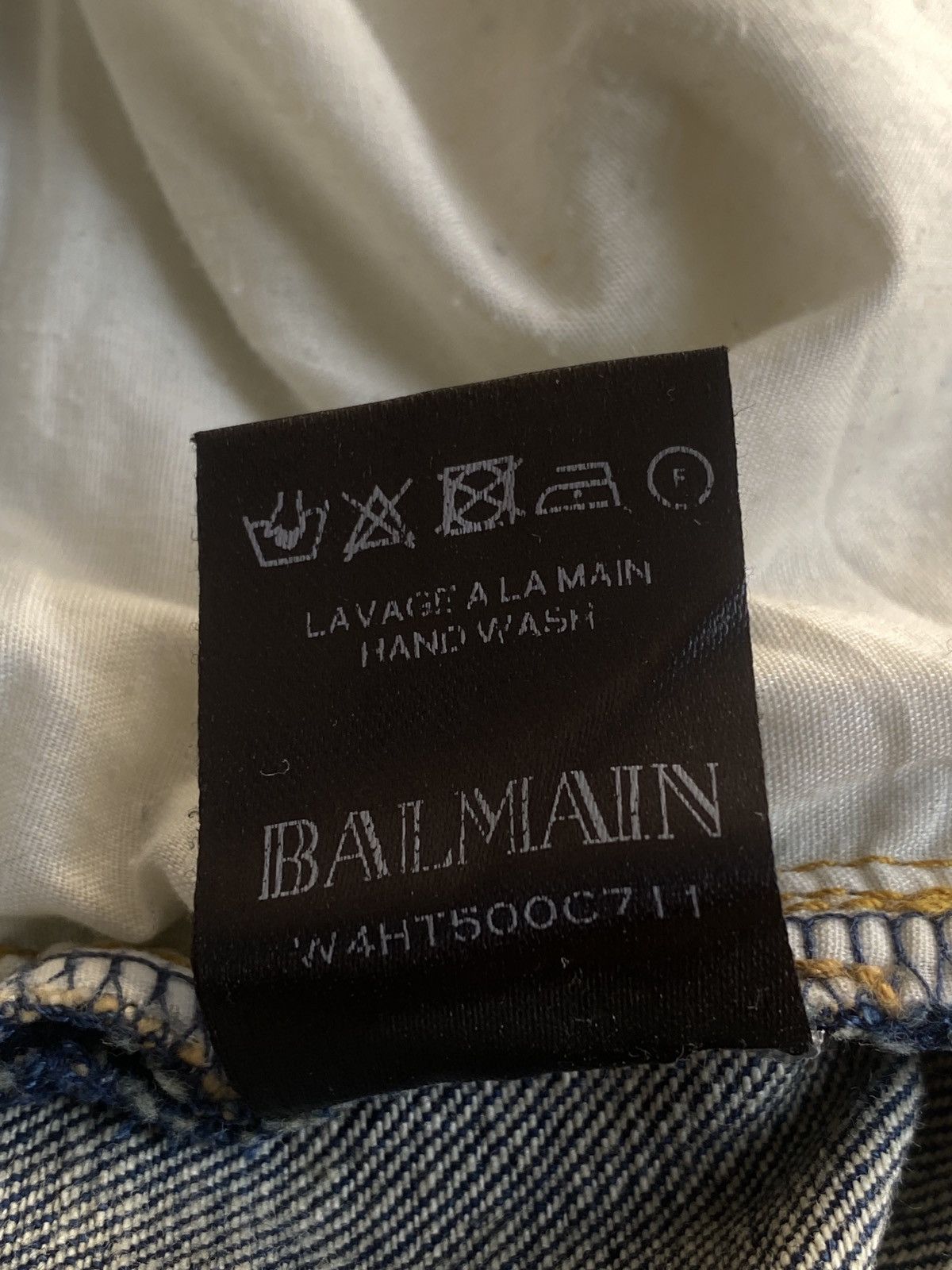 Balmain Balmain - Distressed Biker Jeans Denim Blue Washed Size US 30 / EU 46 - 11 Thumbnail