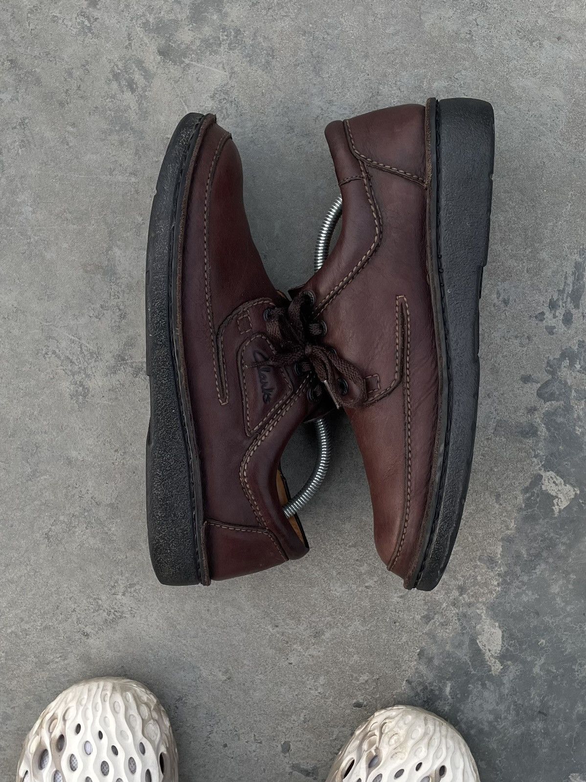 Clarks Clarks Leather Air Shoes Loafers Y2K Hype Italy Shoes Size US 11 / EU 44 - 9 Thumbnail