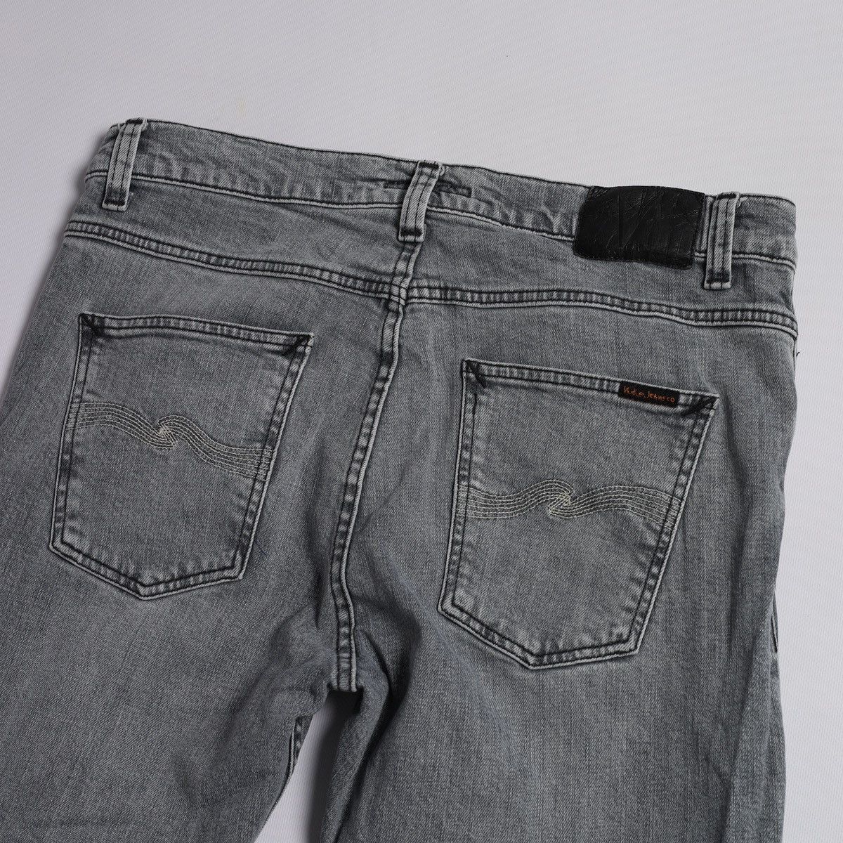 Nudie Jeans Nudie Jeans Grey Denim Pants Mens w33 Lean Dean Size US 33 - 14 Thumbnail