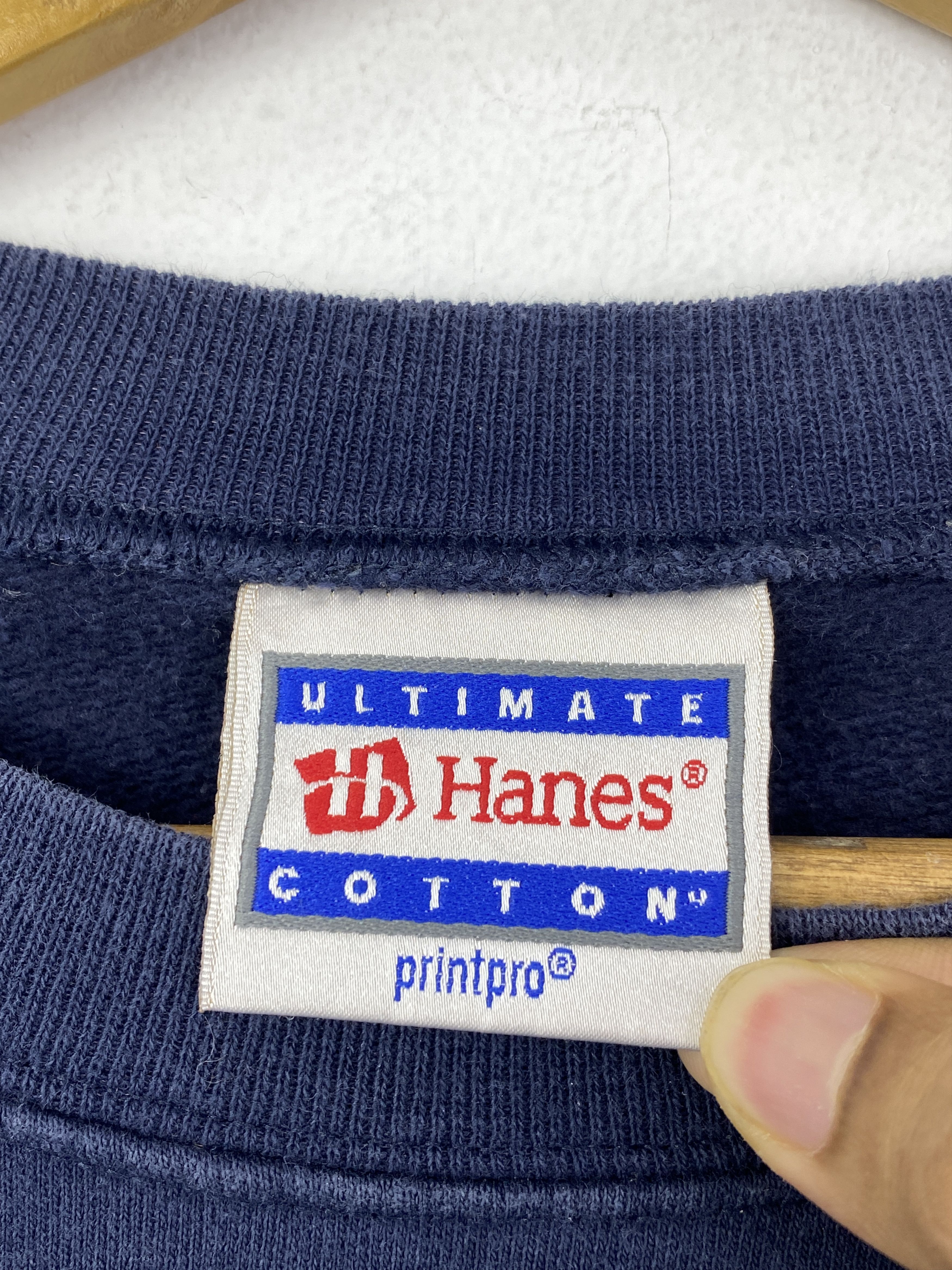 Vintage Vintage 90s Hanes Pullover Crewneck Sweatshirt SH0112 Size US L / EU 52-54 / 3 - 5 Thumbnail