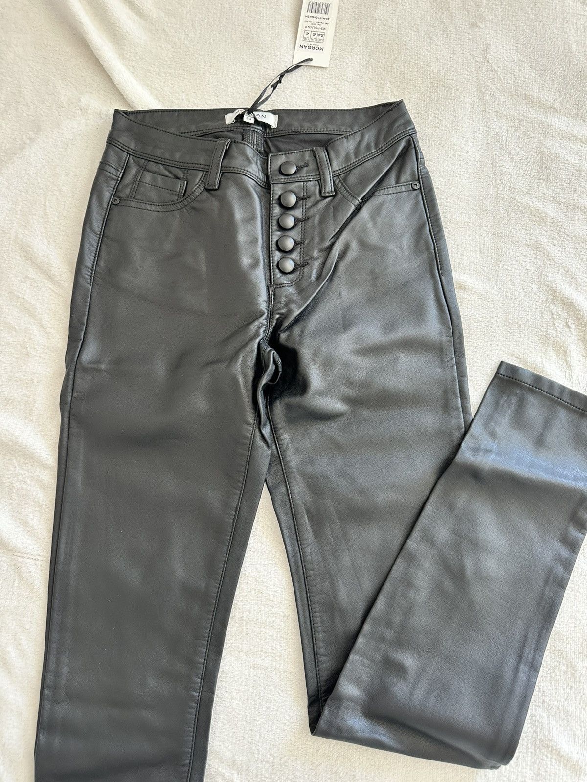 Morgan De Toi Pants (faux leather) Size 24" / US 00 / IT 34 - 1 Thumbnail