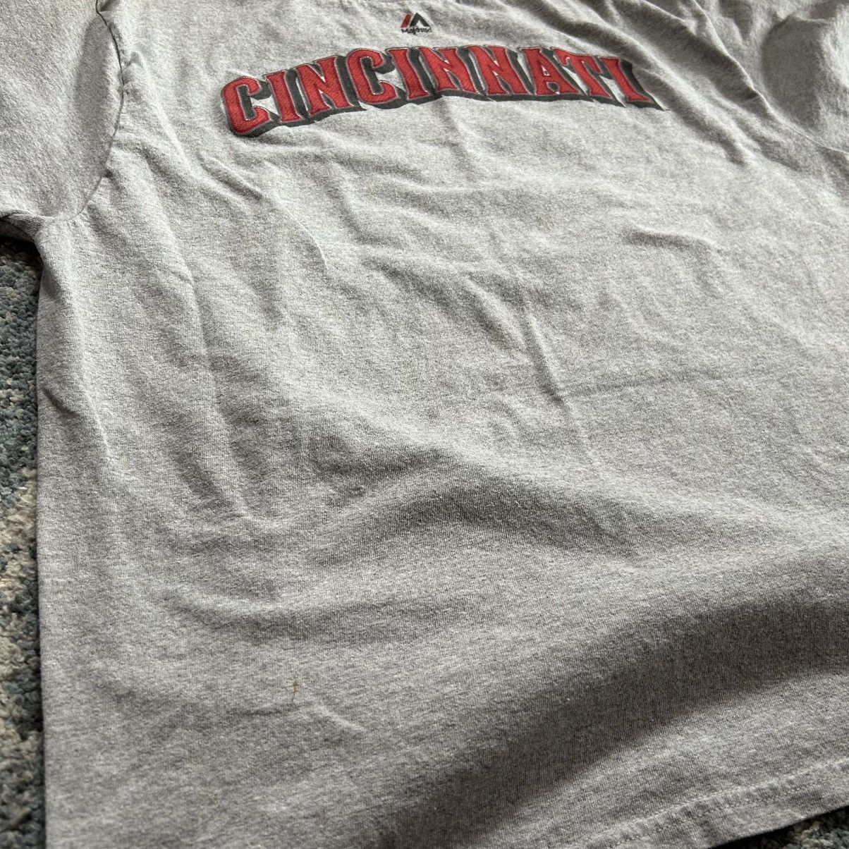 Majestic 2014 JOEY VOTTO CiNCiNNATi REDS JERSEY SHiRT HEATHER GREY Size US XL / EU 56 / 4 - 16 Thumbnail