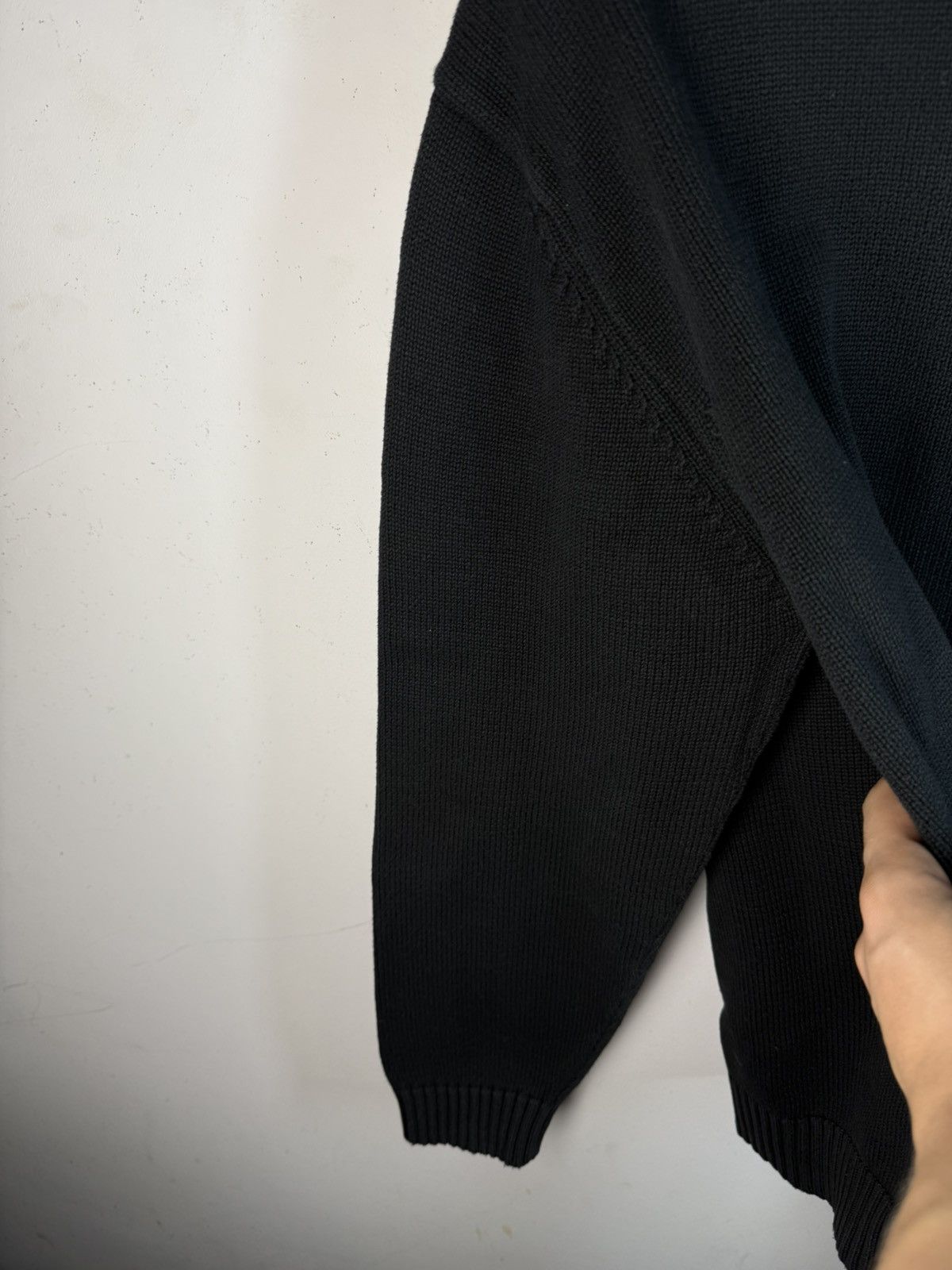 Yves Saint Laurent Black YSL Sweater Knit Size US S / EU 44-46 / 1 - 7 Thumbnail