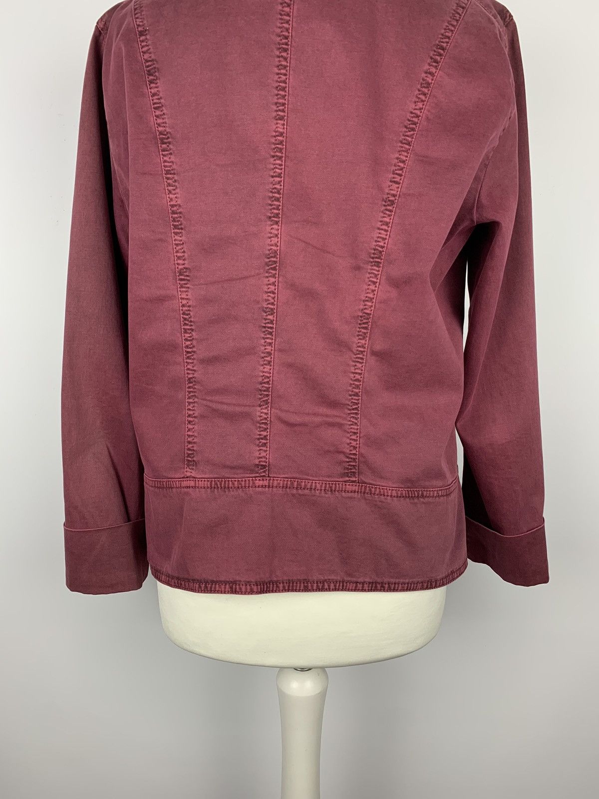 OSKA OSKA Avant Garde Blazer Jacket Size 3 Purple One Button Size ONE SIZE - 6 Thumbnail