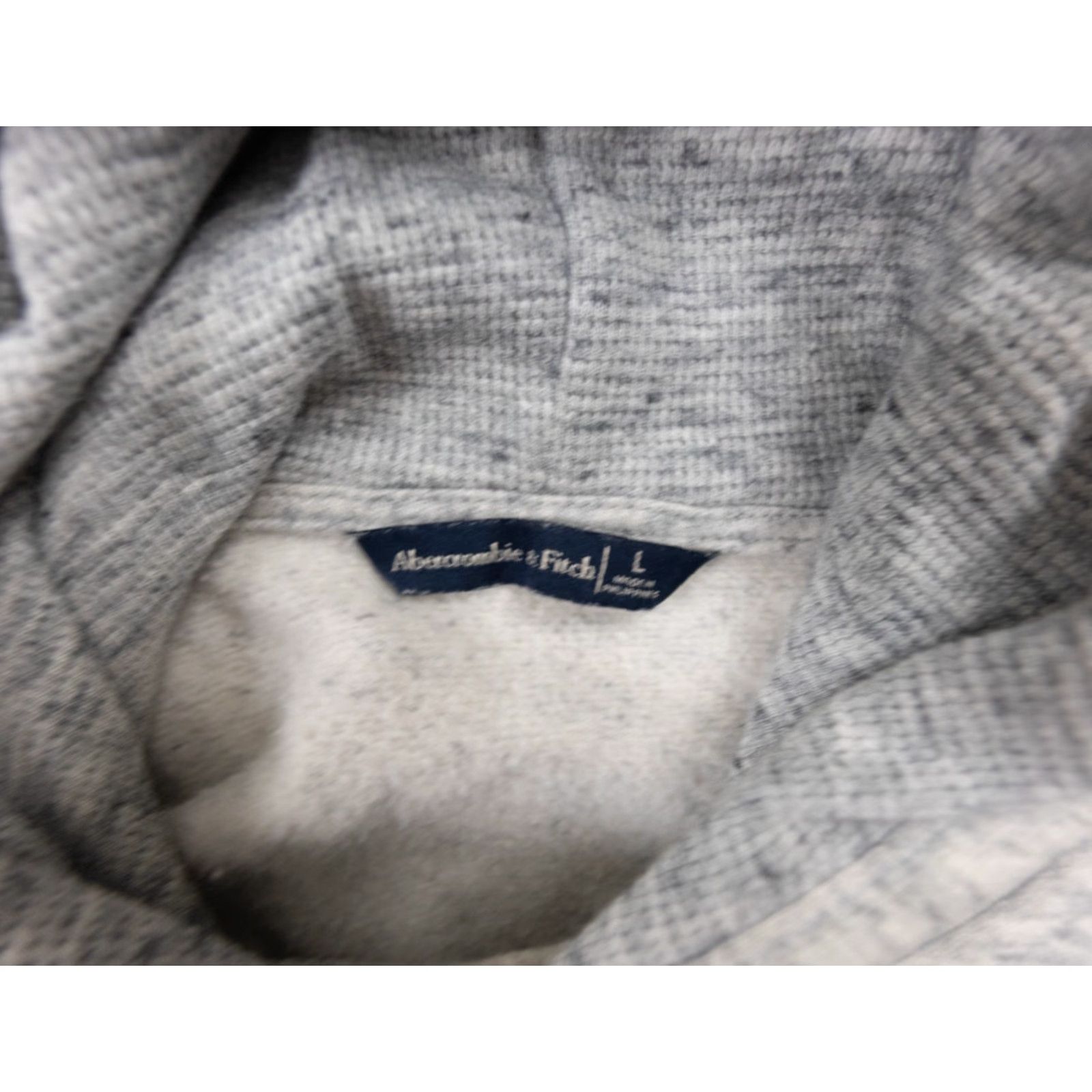 Abercrombie & Fitch Abercrombie & Fitch Gray Cropped Hoodie Sweatshirt Women's Large Pullover Activewear Size L / US 10 / IT 46 - 7 Thumbnail