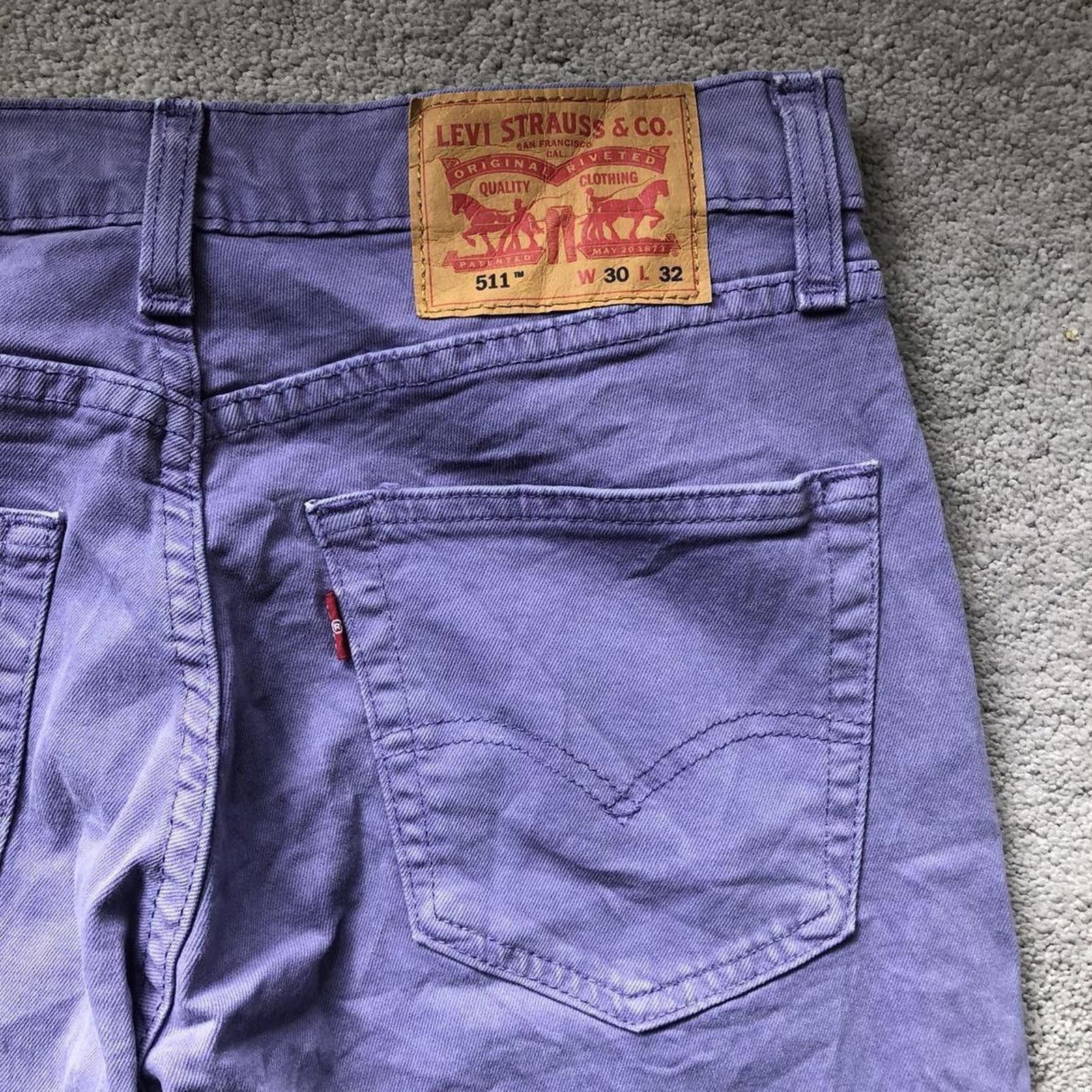 Levi's Vintage Purple Levi’s 501 Denim Jeans Size US 30 / EU 46 - 3 Thumbnail