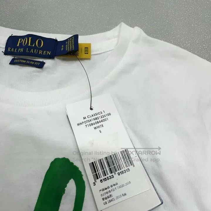 Polo Ralph Lauren Polo Ralph Lauren SS22 Chest Print Crew Neck T. Size US S / EU 44-46 / 1 - 5 Thumbnail