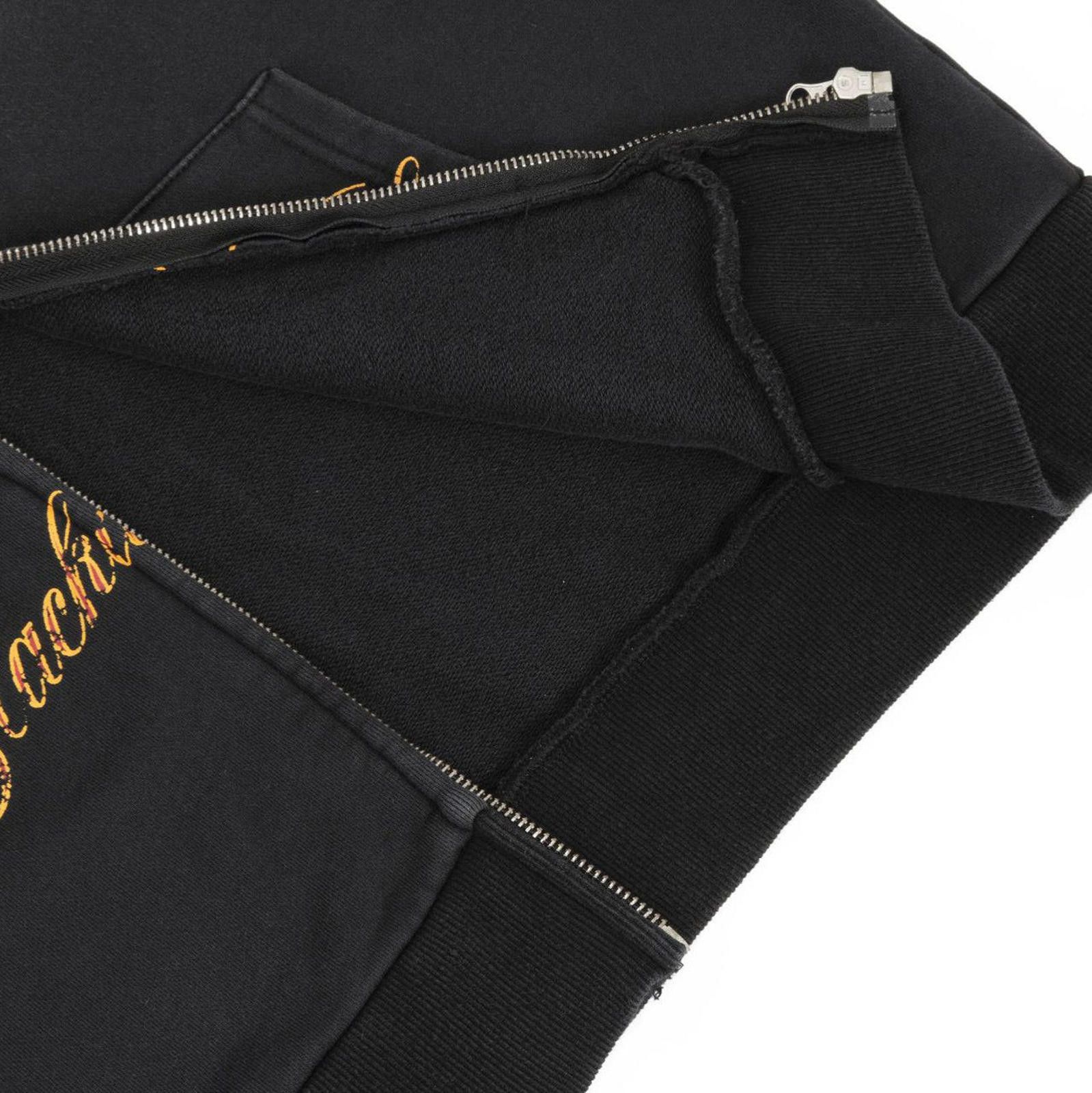 Japanese Brand Black Zip-Up Hoodie with Embroidered Crest and Script Size US M / EU 48-50 / 2 - 3 Thumbnail