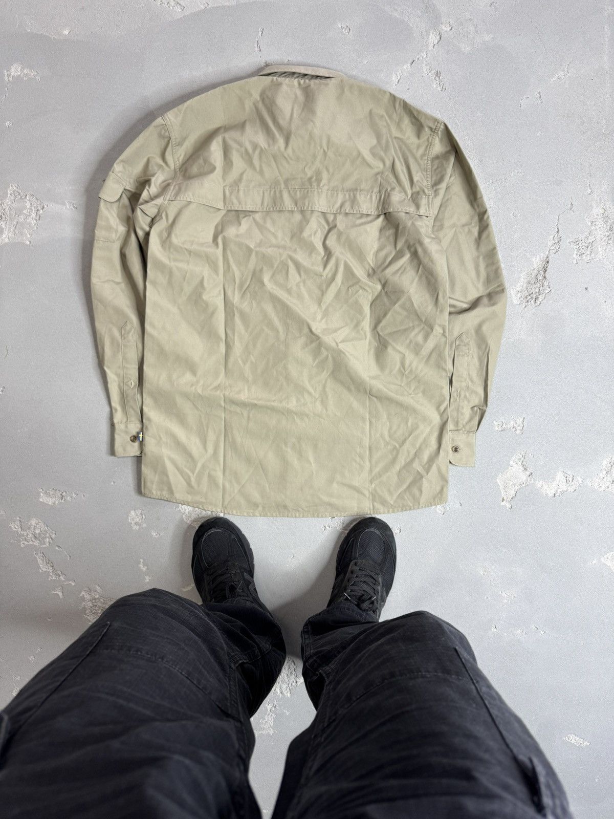 Fjallraven × Vintage Vintage Fjallraven G-1000 long sleeve shirt Size US M / EU 48-50 / 2 - 2 Thumbnail