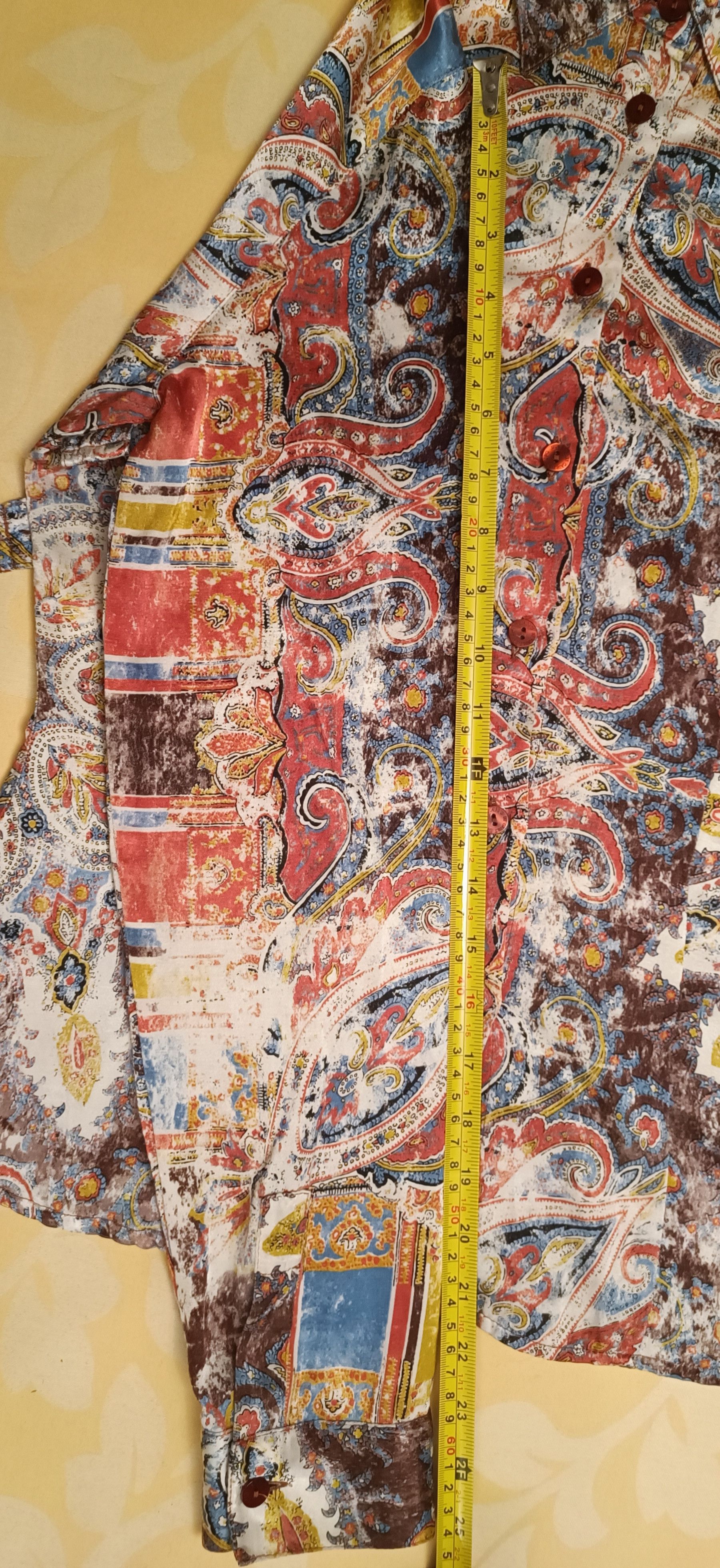 Jean Paul Gaultier Multicolor satin fabric shirt Size L / US 10 / IT 46 - 22 Thumbnail
