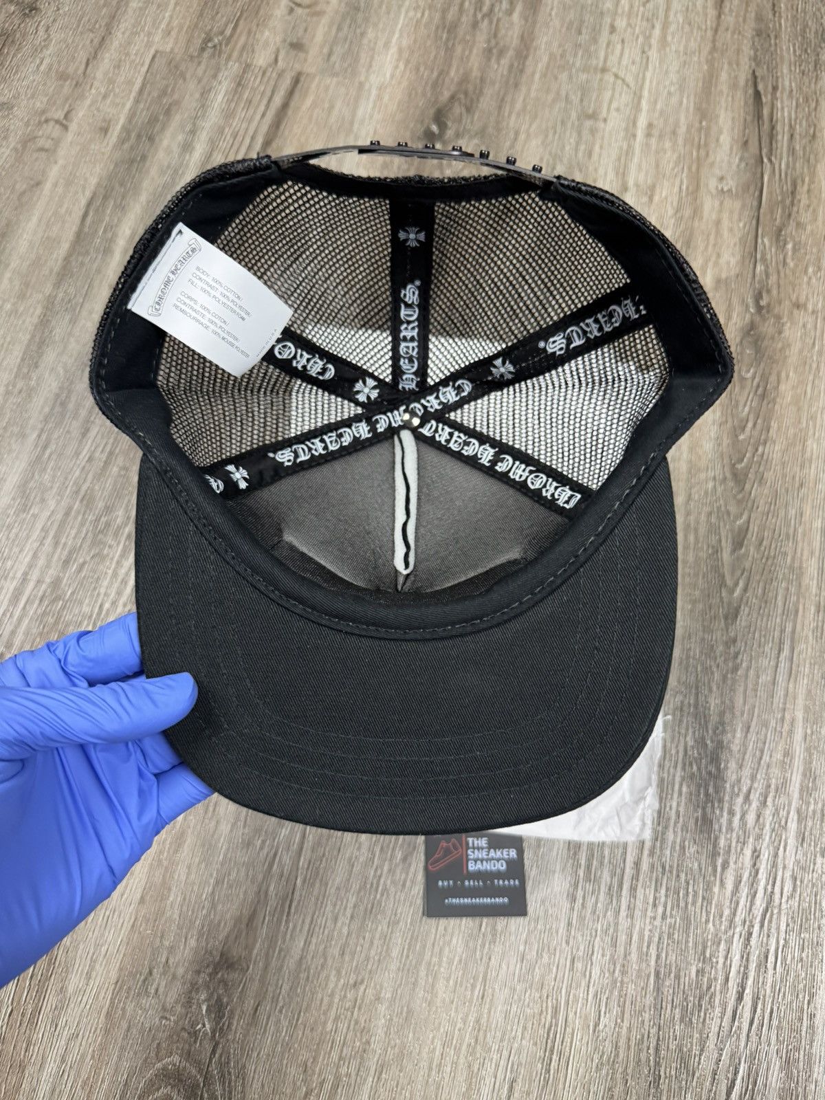 Chrome Hearts Chrome Hearts CH Aspen Exclusive Trucker Hat Black Size ONE SIZE - 4 Thumbnail