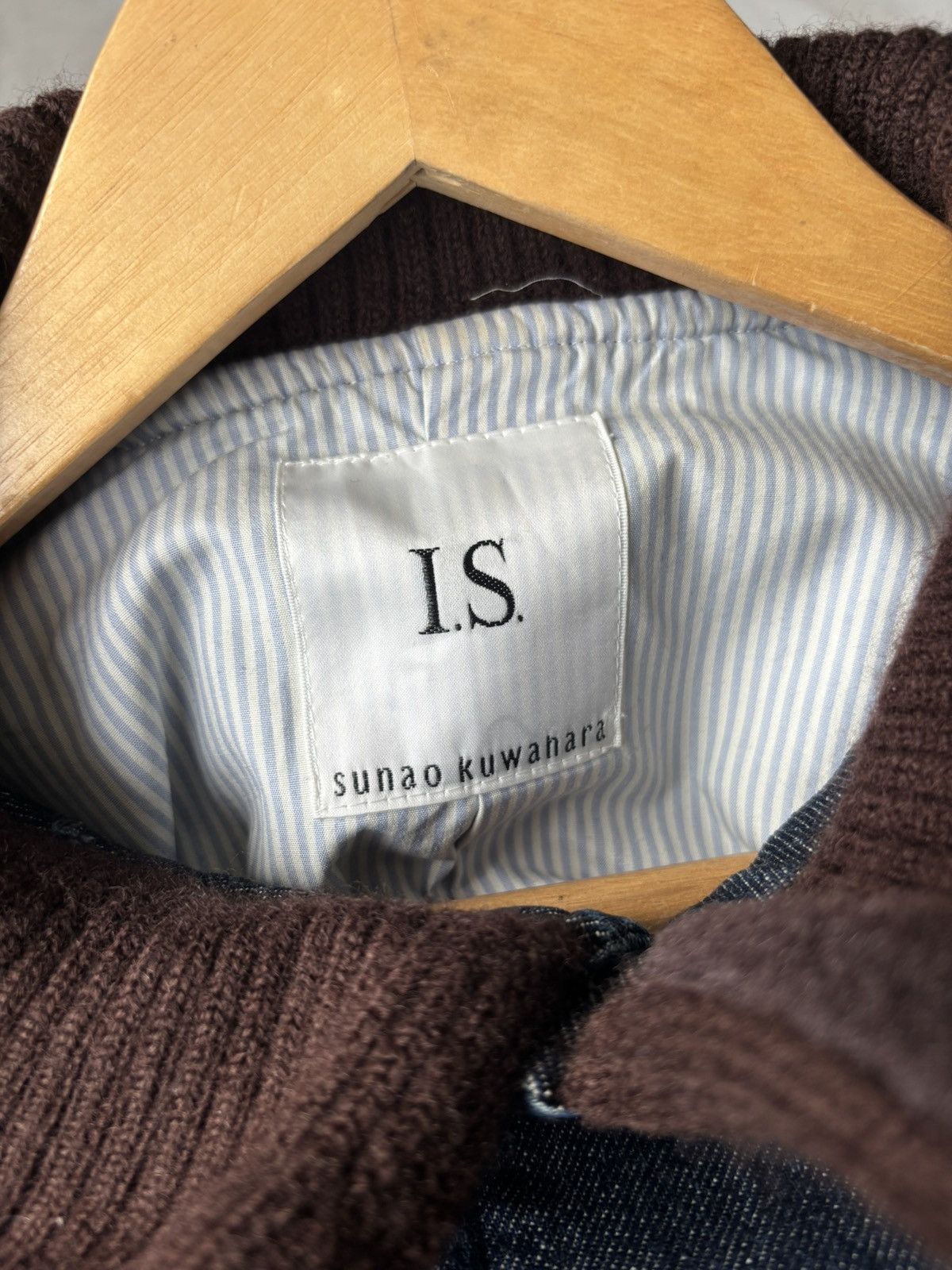 Issey Miyake I.S by Sunao Kuwahara Embroidered Denim Bomber Size US M / EU 48-50 / 2 - 5 Thumbnail