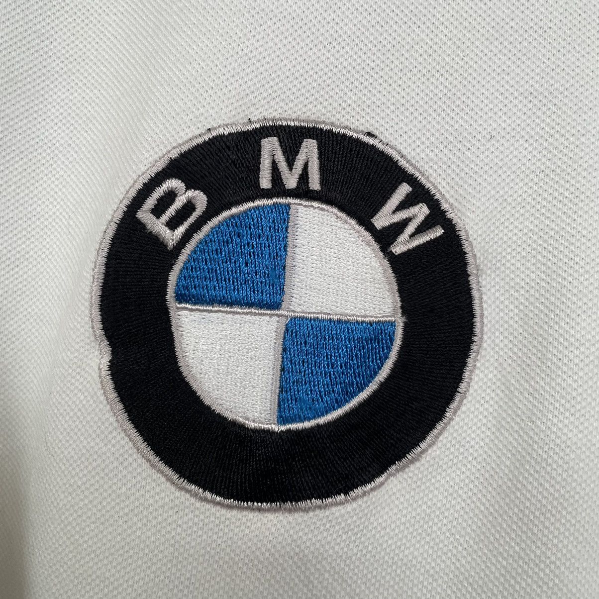 BMW × Vintage Vintage BMW Embroidered Logo Polo T Shirt Size US L / EU 52-54 / 3 - 2 Thumbnail