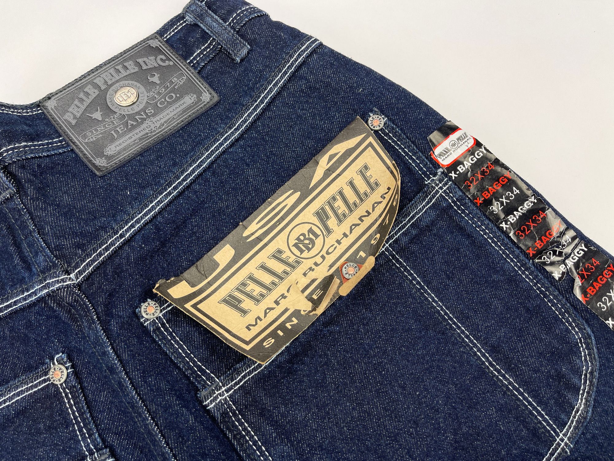 Marc Buchanan × Pelle Pelle Pelle Pelle jeans, vintage, Marc Buchanan 90s hip hop size 2 Size US 32 / EU 48 - 6 Thumbnail