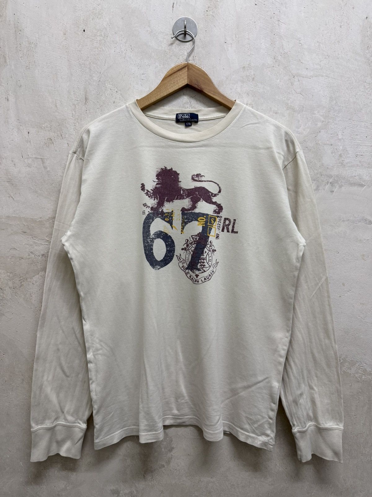 Polo Ralph Lauren 2000s Polo Ralph Lauren RL 67 Long Sleeve y2k Tees Size US M / EU 48-50 / 2 - 1 Thumbnail