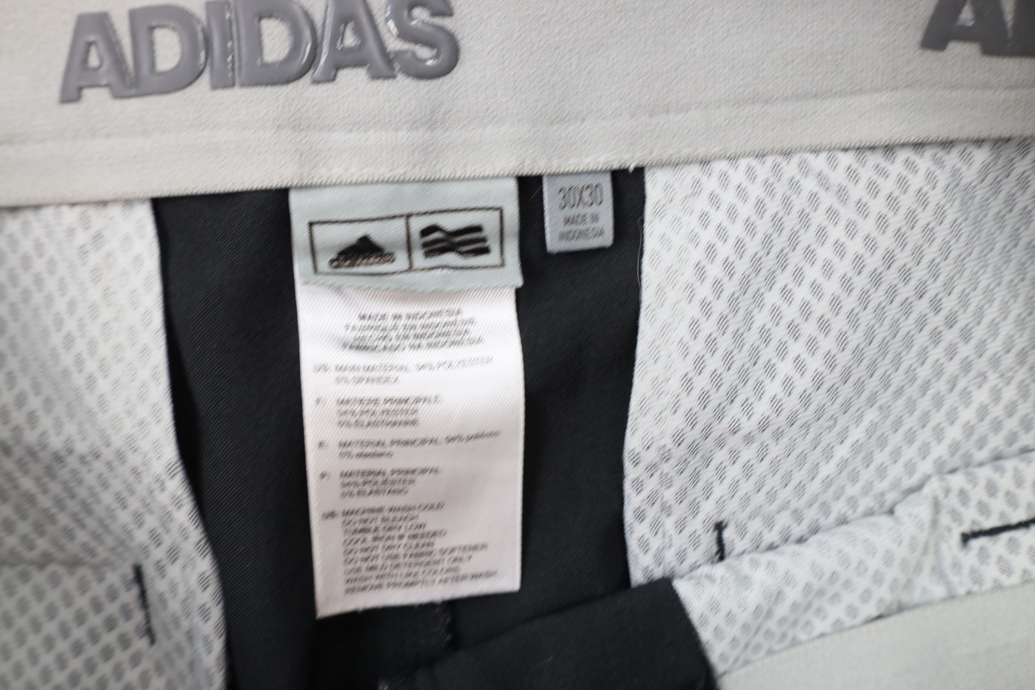 Adidas × Vintage Adidas Golf Out Stretch Flat Front Golfing Chino Pants Black Size US 30 / EU 46 - 7 Thumbnail