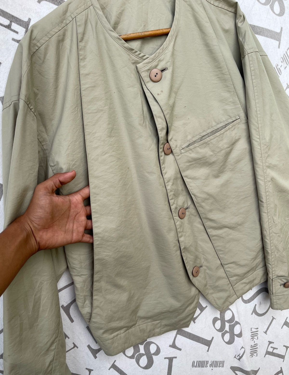 Issey Miyake 🔥S/S 1990 ISSEY MIYAKE BONDAGE POCKET BOMBER JACKET Size US L / EU 52-54 / 3 - 13 Thumbnail