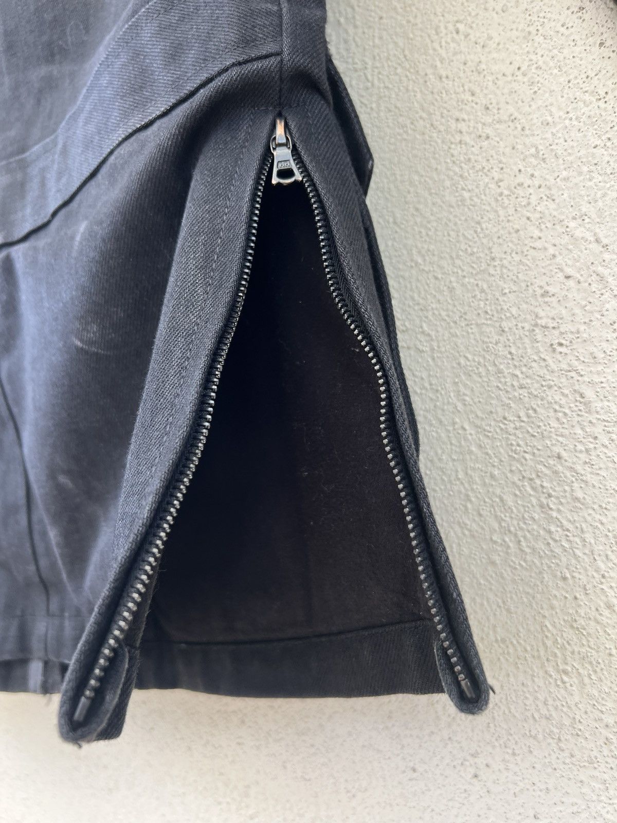 junhashimoto Jun Hashimoto Macknight Hybrid Black Denim Jacket Size US M / EU 48-50 / 2 - 18 Thumbnail