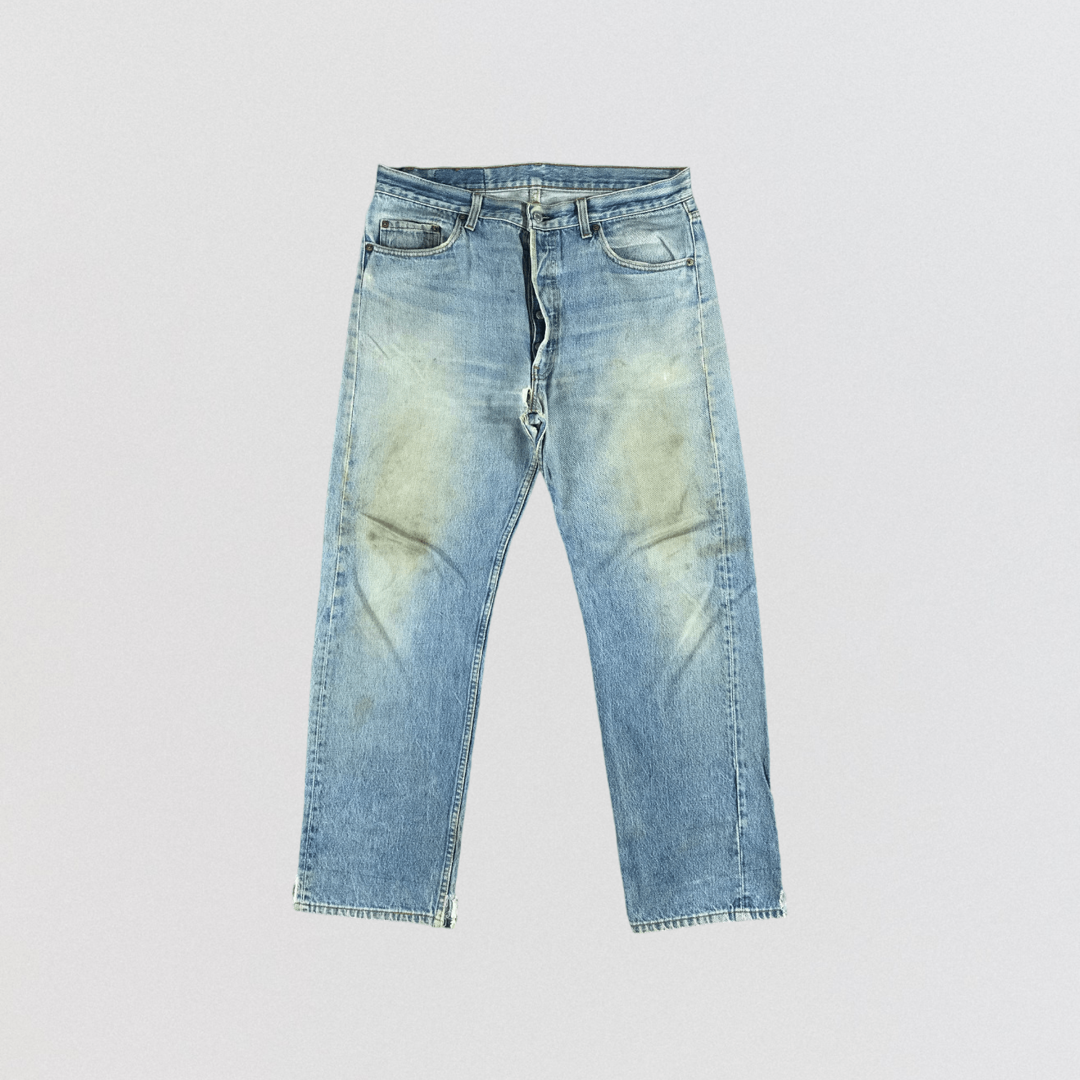Levi's × Vintage Vintage 90s Light Wash Levis 501 Jeans-JM2739 Size US 36 / EU 52 - 1 Thumbnail