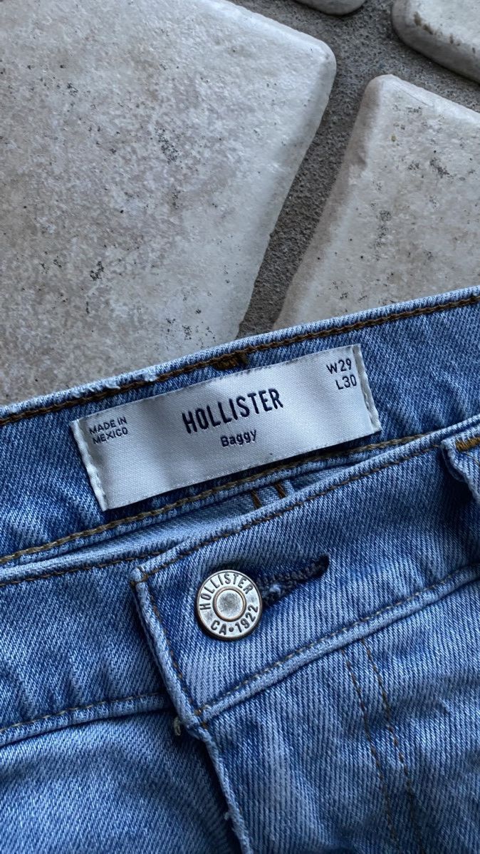 Hollister Hollister baggy blue jeans Size US 30 / EU 46 - 3 Thumbnail