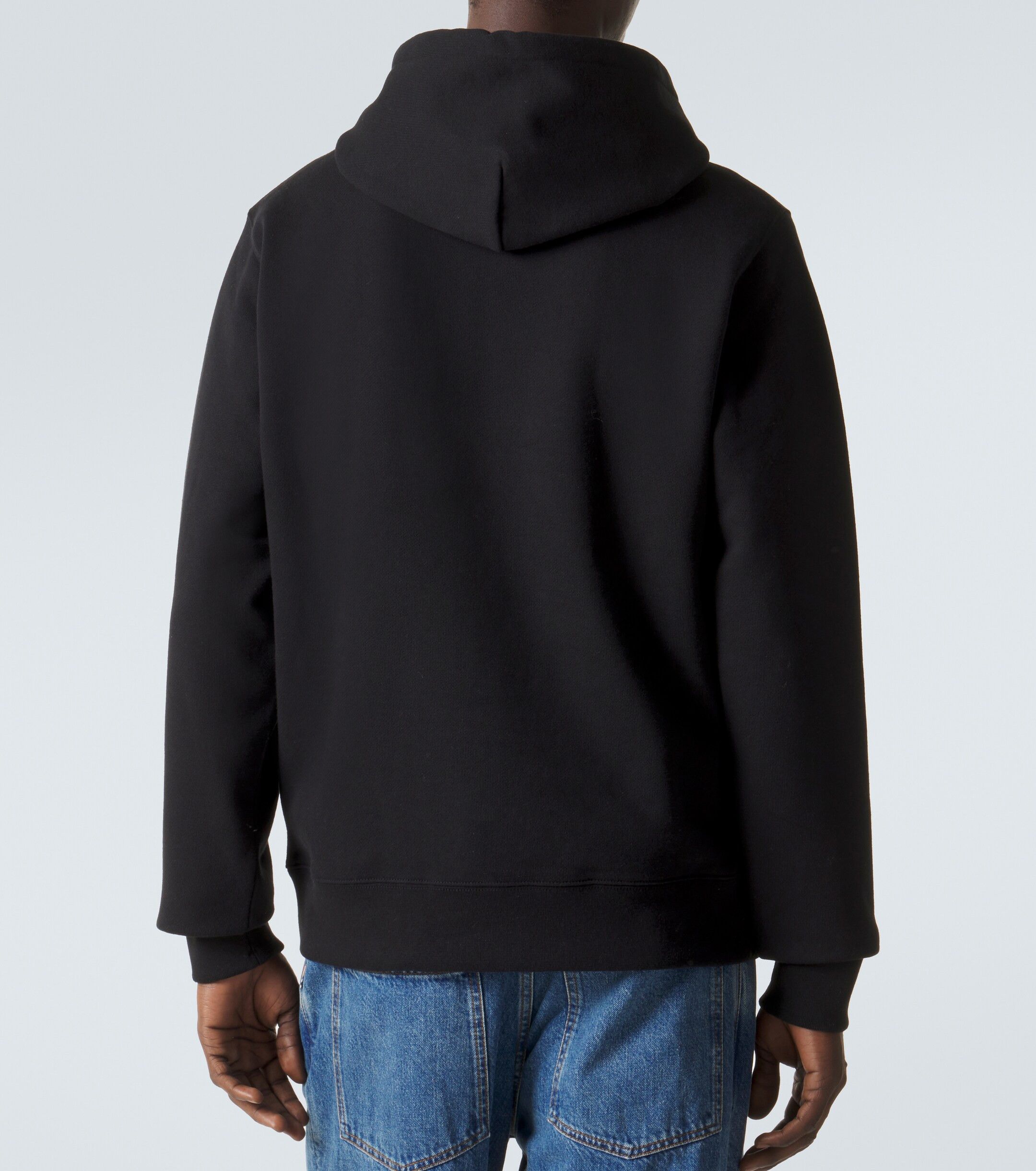 Burberry os11x0526 EKD Cotton Jersey Hoodie in Black Size US L / EU 52-54 / 3 - 2 Thumbnail