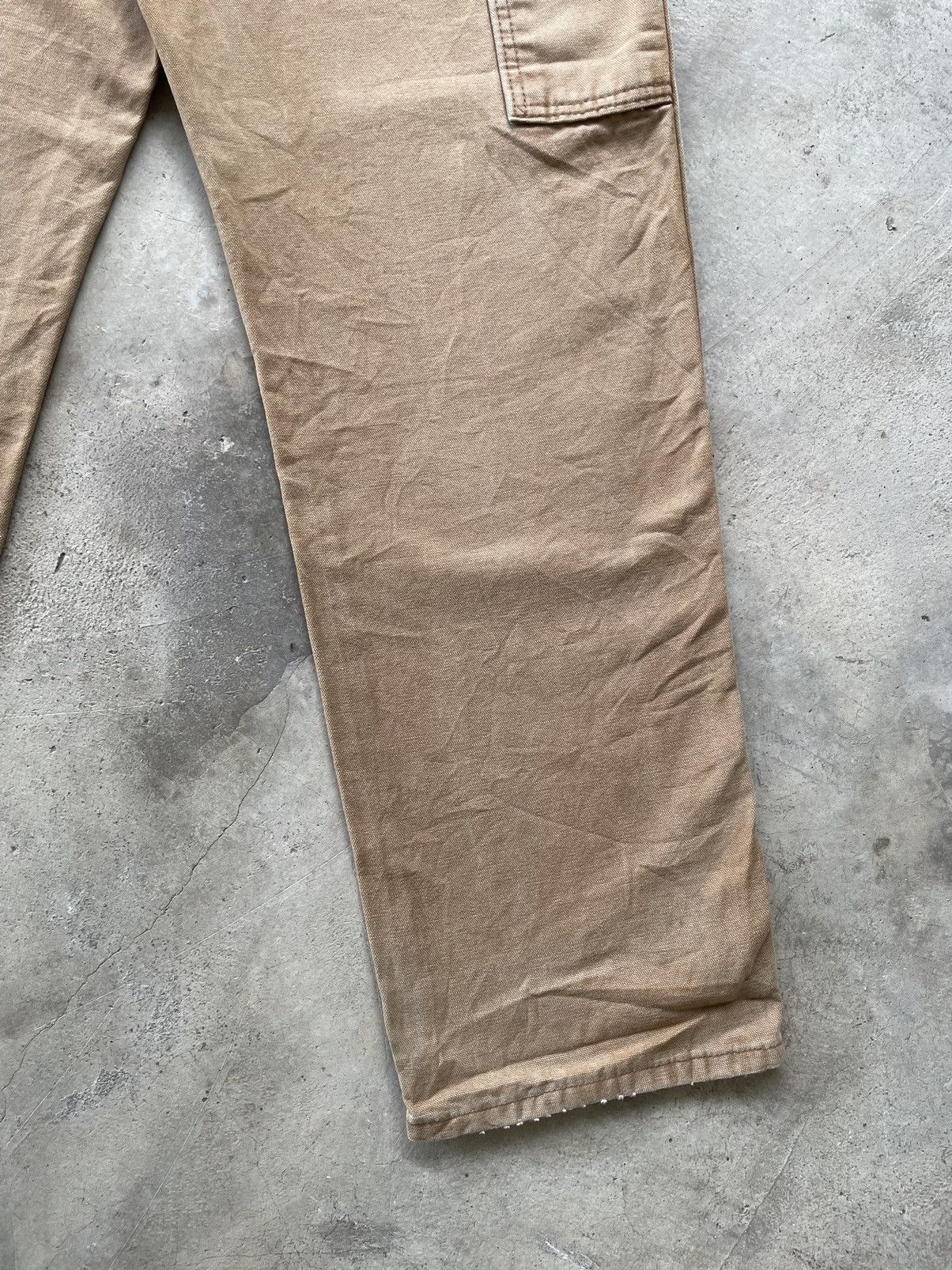 Dickies Vintage 90s Dickies Carpenter Distressed Canvas Straight Size US 33 - 16 Thumbnail