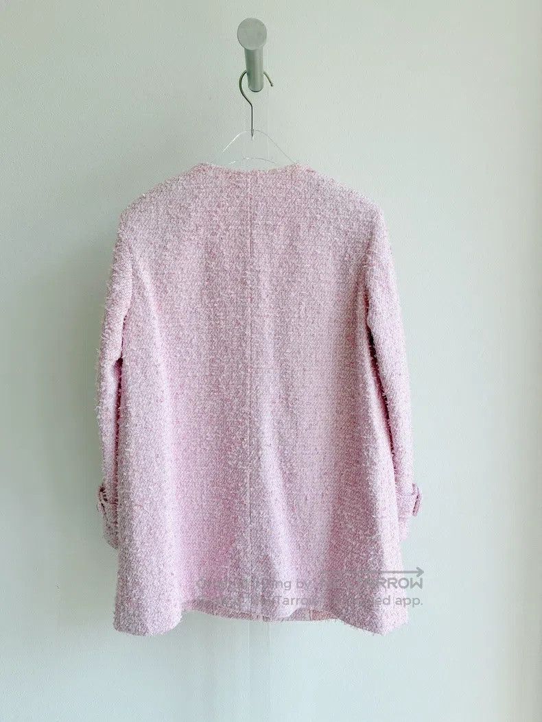 Chanel Chanel 21C pink tweed jacket Size XXS / US 00 / IT 34 - 3 Thumbnail