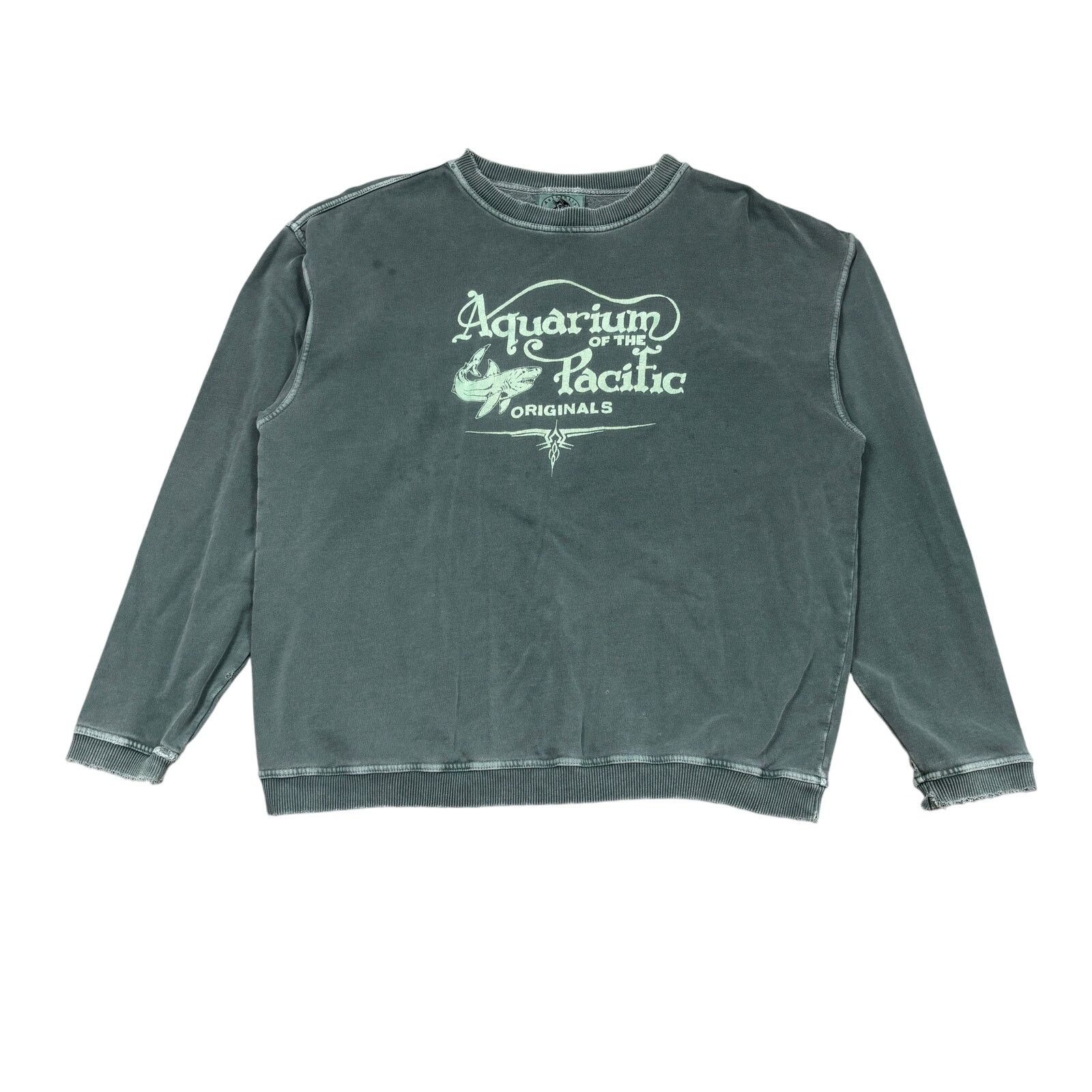 Authentic Pigment × Vintage Vintage 90s Aquarium of the Pacific Sweatshirt Men's Medium Size US M / EU 48-50 / 2 - 1 Thumbnail