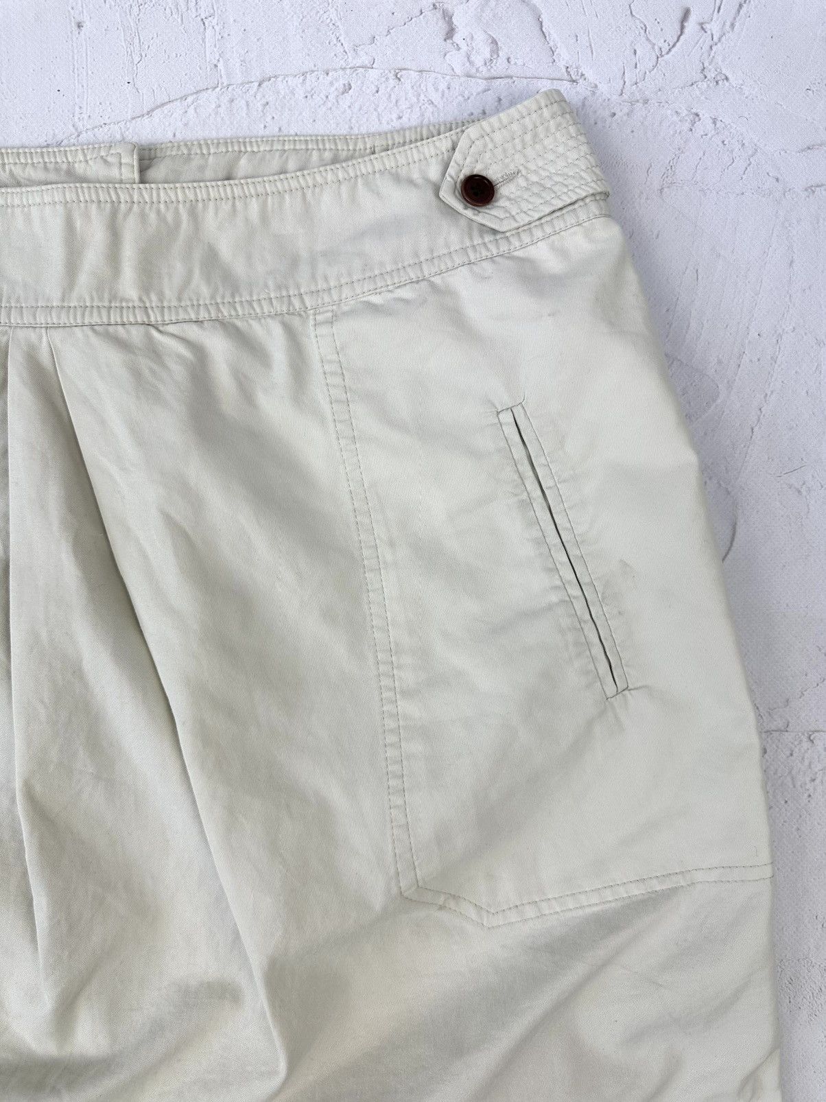 Beauty Beast × Japanese Brand × Vintage Vintage Beige Mini Skirt Size 26" / US 2 / IT 38 - 3 Thumbnail