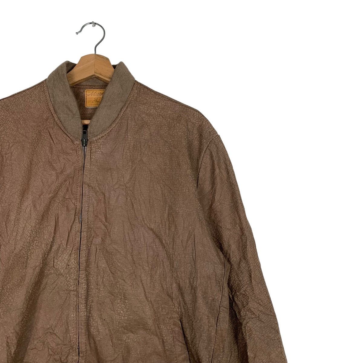 Japanese Brand Vintage MUSTANG Bomber Leather Jacket #0363-C17 Size US L / EU 52-54 / 3 - 5 Thumbnail