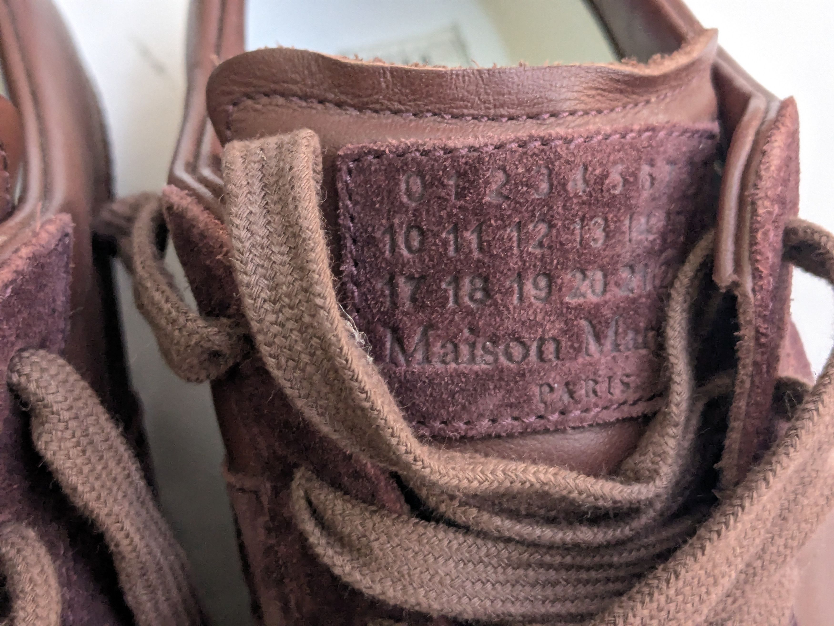 Maison Margiela Maison Margiela Replica GAT Burgundy Red 10 43 Low Tops Size US 10 / EU 43 - 3 Thumbnail