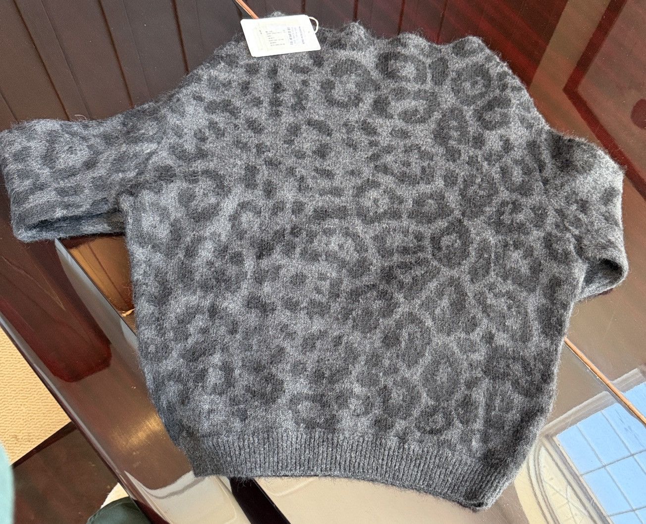 Valentino Valentino Garavani Leopard Print Mohair Blend Sweater Size XXS / US 00 / IT 34 - 5 Thumbnail