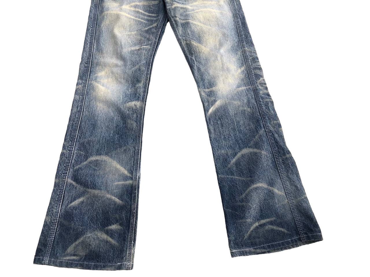 Japanese Brand FLARE BLUE WAY DISTRESSED DENIM MADE IN NIPPON Size US 30 / EU 46 - 3 Thumbnail