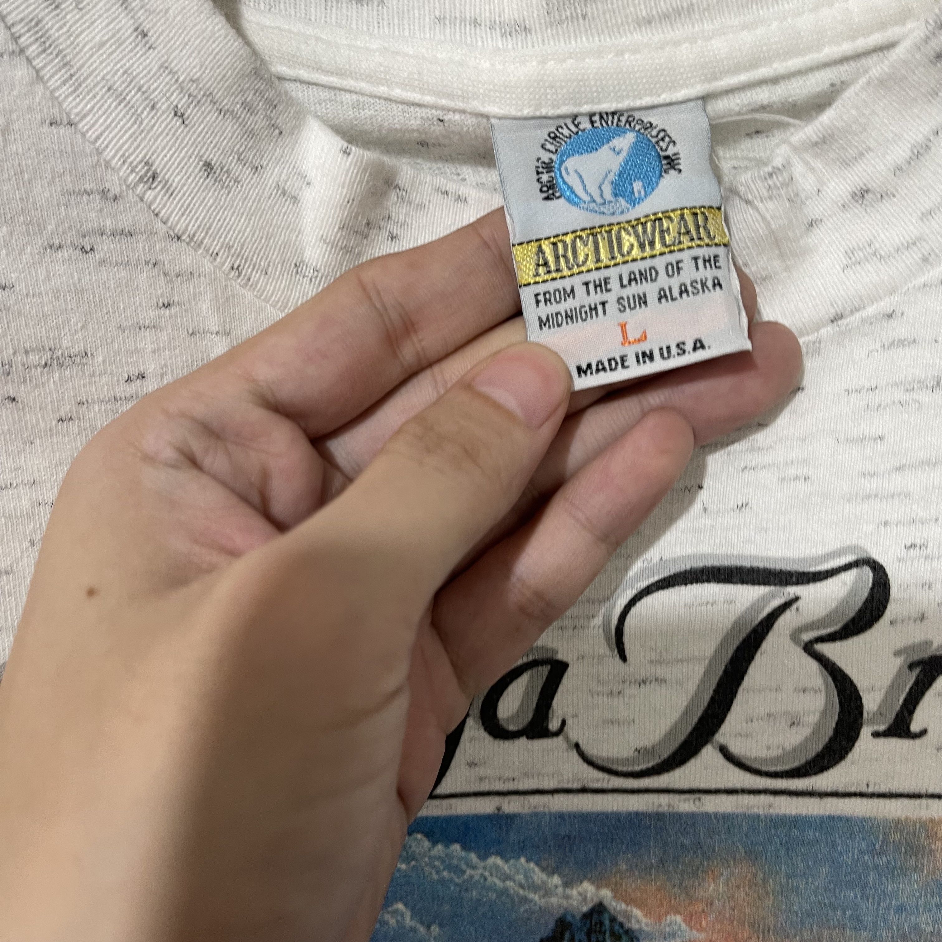Vintage Vintage 90s Beluga Brothers Alaska T-Shirt Size US L / EU 52-54 / 3 - 6 Thumbnail