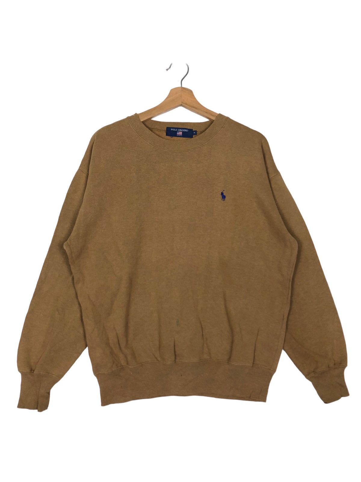 Japanese Brand 🔥90’s Vintage Sweatshirt Crewneck Polo Ground Sport Size US M / EU 48-50 / 2 - 1 Thumbnail