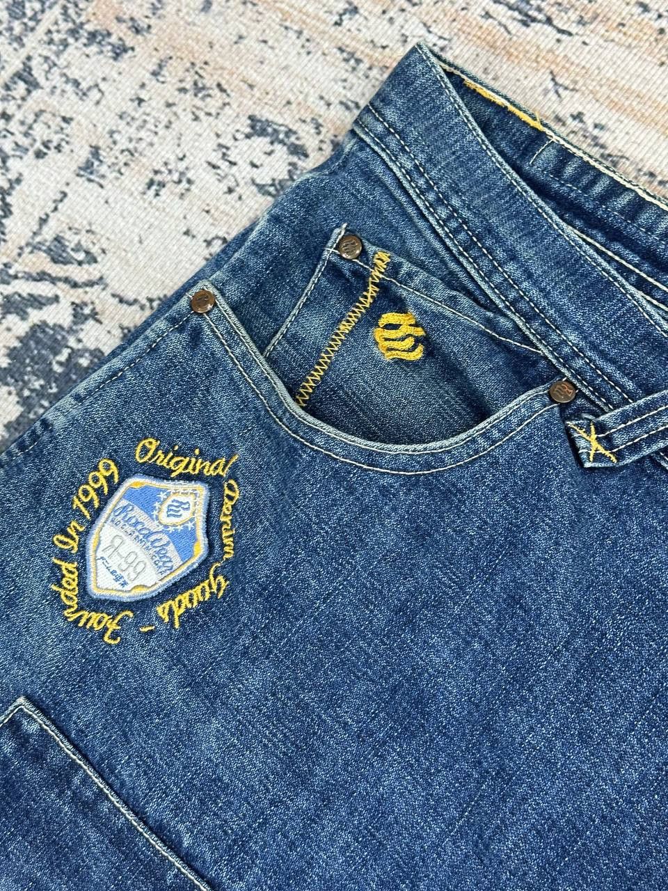Rocawear × Vintage Vintage Y2K Rocawear Double Knee Rap Jeans Baggy Size US 40 / EU 56 - 7 Thumbnail
