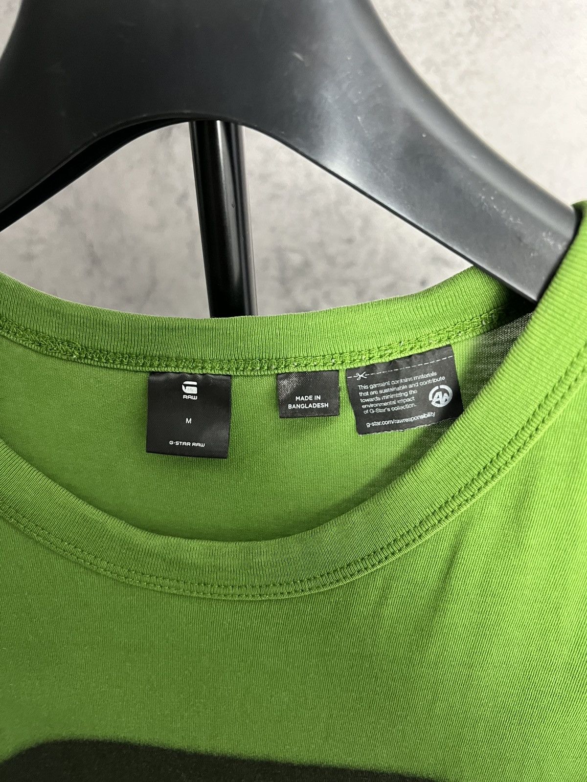 G-Star G-Star Raw Y2K T-Shirt Big Logo Men Tee Green Size US M / EU 48-50 / 2 - 3 Thumbnail
