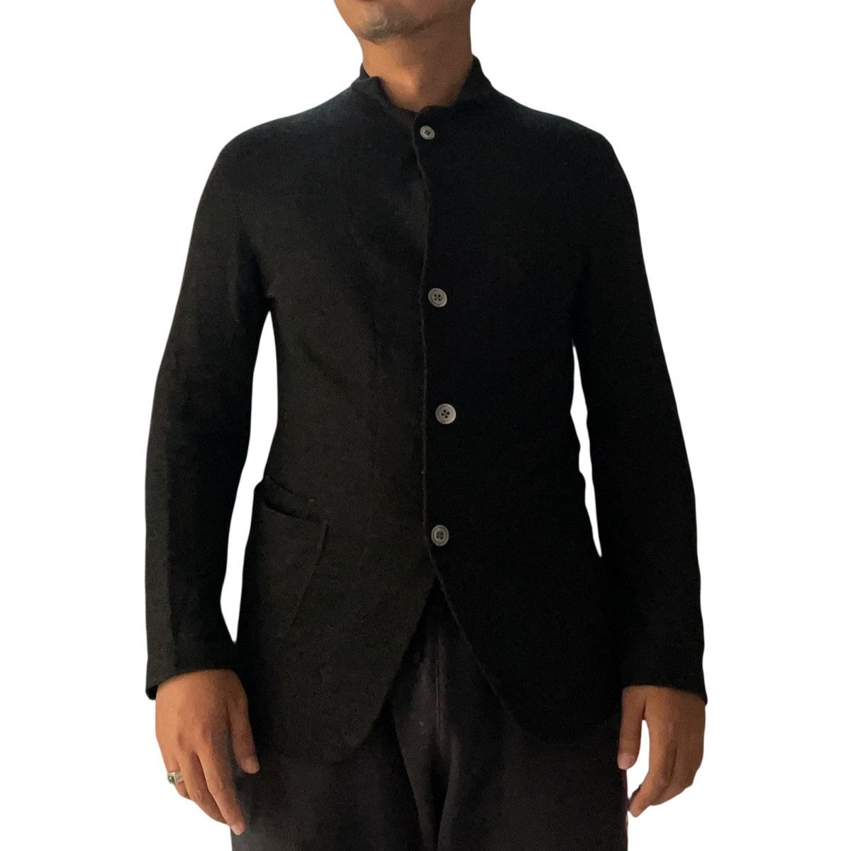 Kapital 🇯🇵 45rpm Black Wool Knit Blazer Jacket Kapital style Size US S / EU 44-46 / 1 - 1 Thumbnail